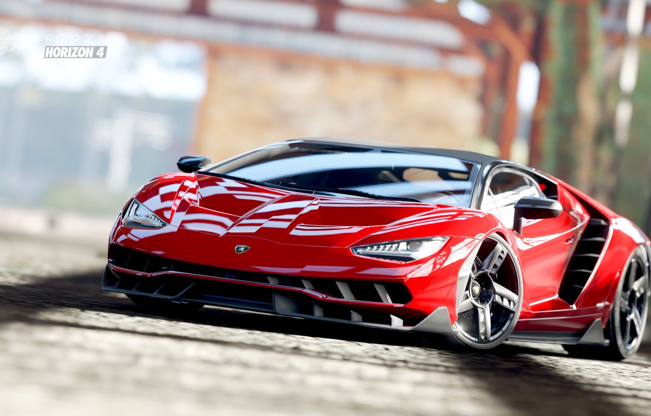 Photo Wallpaper Lamborghini, Centennial, Lp770 4, Forza - Lamborghini Centenario Forza Horizon 4 - HD Wallpaper 