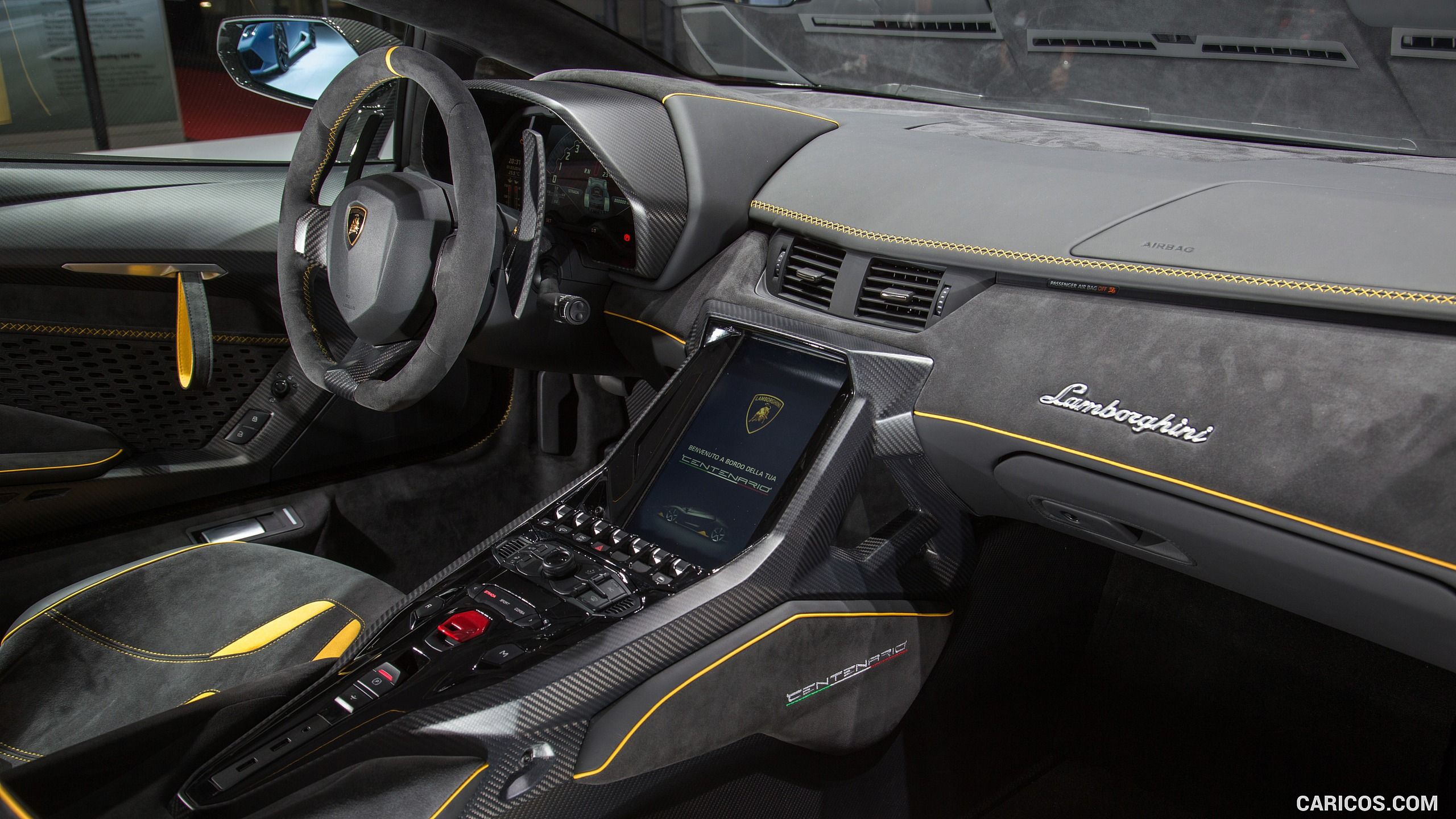 2016 Lamborghini Centenario Interior - HD Wallpaper 