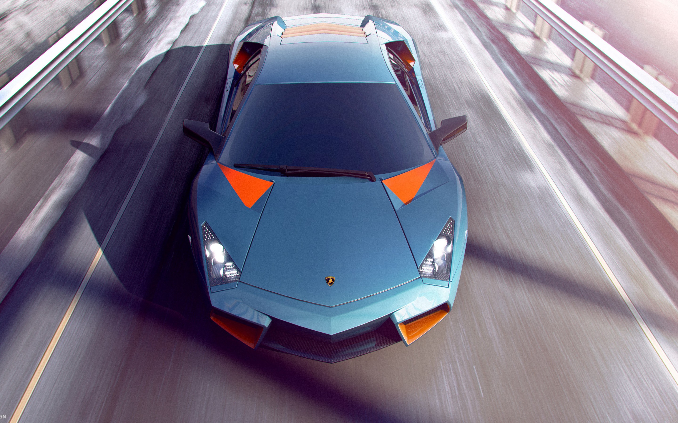 Lamborghini Neon Wallpaper Iphone - HD Wallpaper 