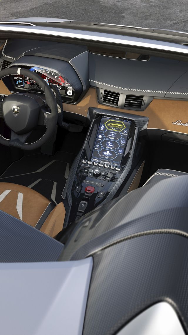 Lamborghini Centenario Lp 770-4 Roadster, Lamborghini, - Lamborghini Centenario Roadster Lp 770 4 Interior - HD Wallpaper 