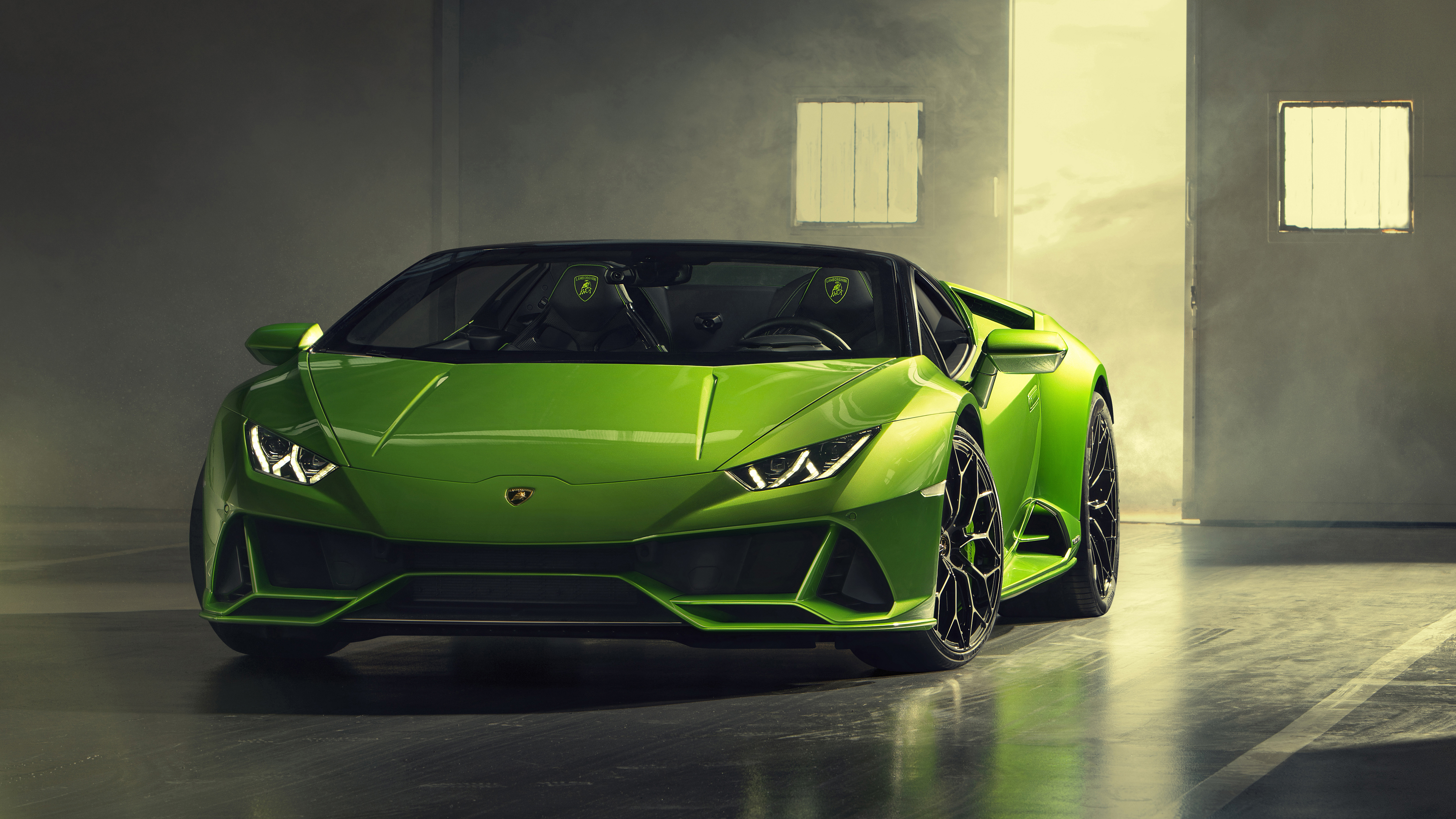 Lamborghini Huracan Evo Spyder 2019 4k 5k Wallpapers - Lamborghini Huracan Evo Hd - HD Wallpaper 