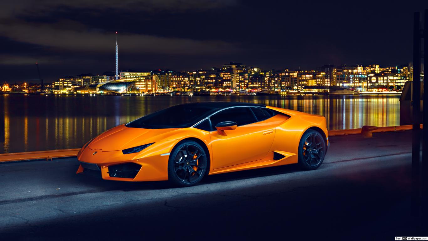 Hardik Pandya Lamborghini Car - HD Wallpaper 