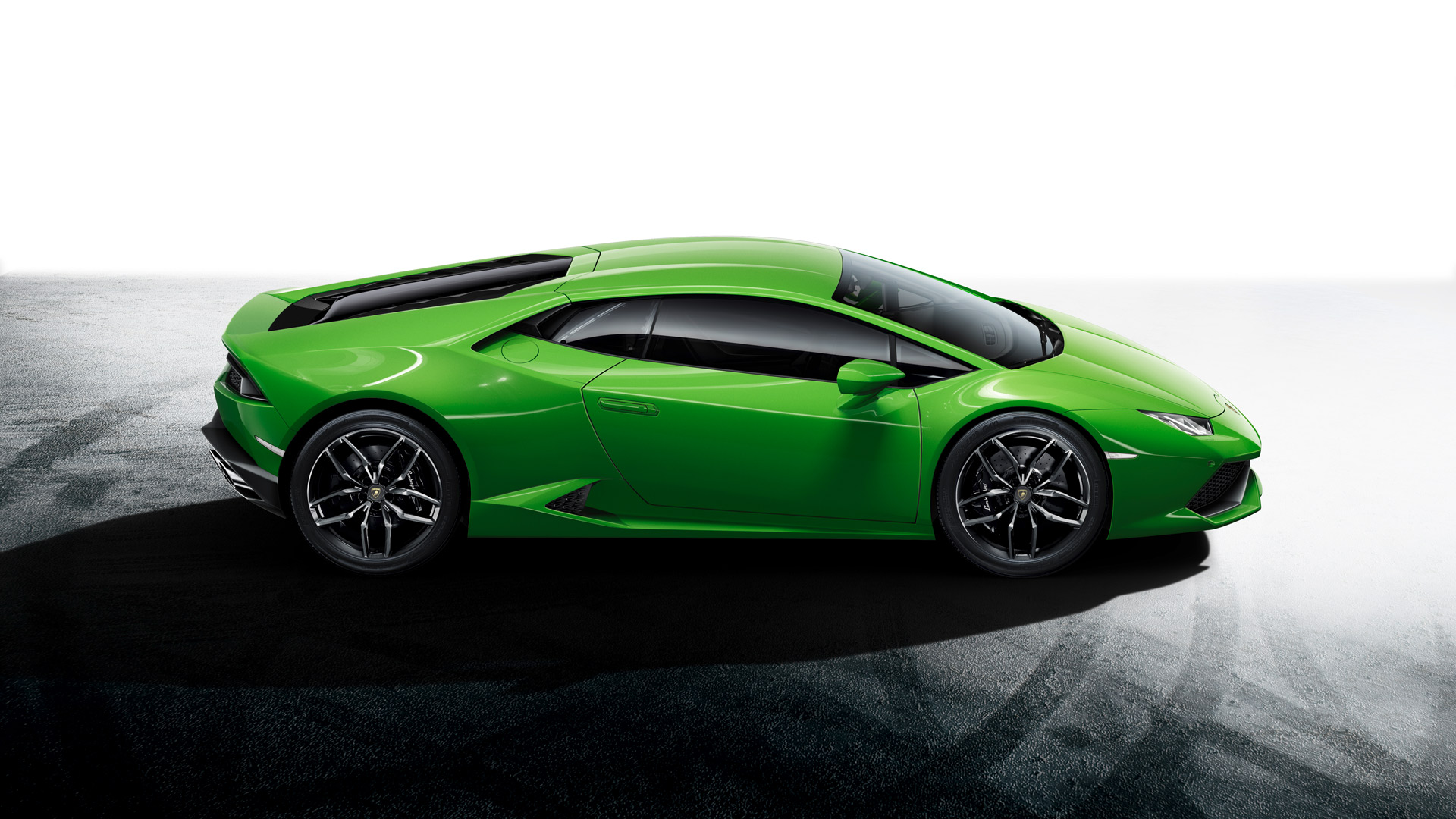 Green Lamborghini Huracan Wallpaper - รถ แล ม โบ กิ นี่ สี เขียว - HD Wallpaper 
