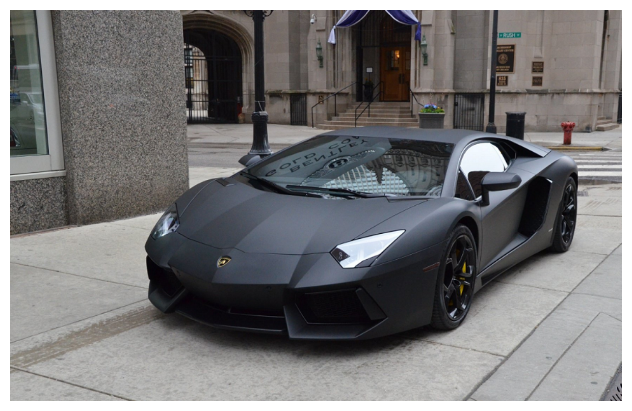 Download Black Lamborghini Aventador Wallpaper Hd 1080p - Lamborghini Matte Black Aventador Best - HD Wallpaper 