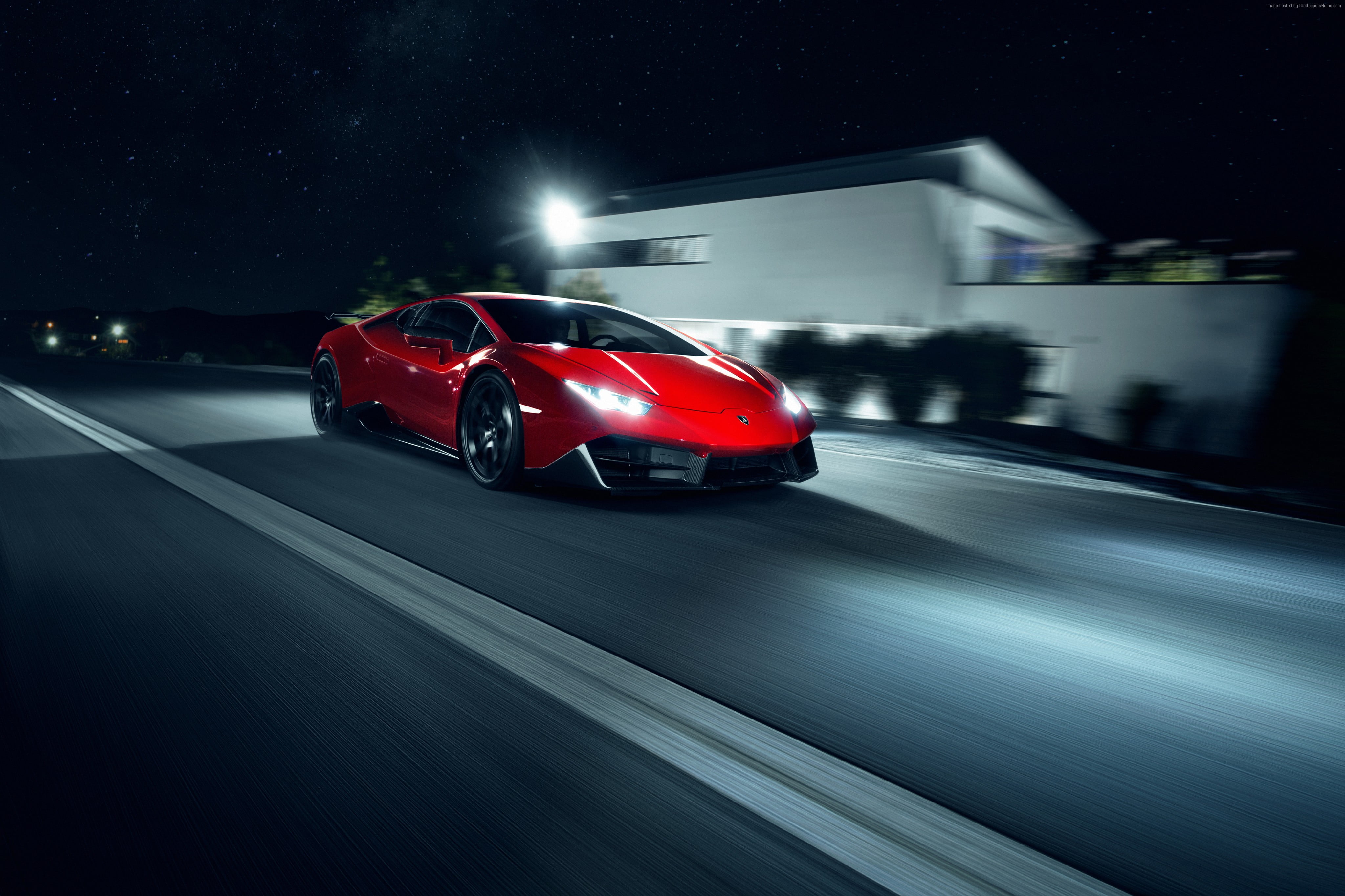 Running Lamborghini - HD Wallpaper 