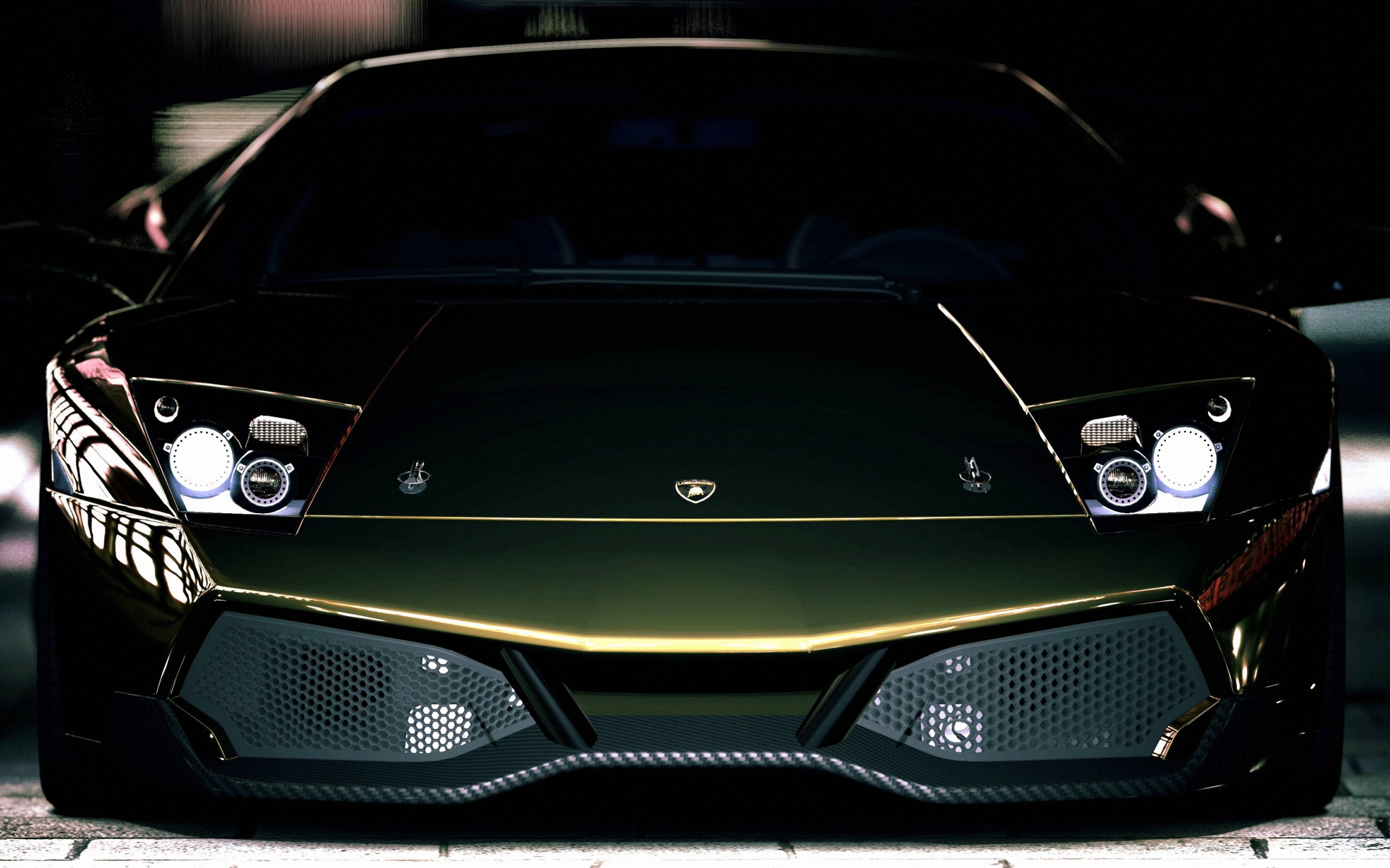 Green And Black Lamborghini Wallpaper 14 Background - Lamborghini Murcielago Wallpapers Hd - HD Wallpaper 
