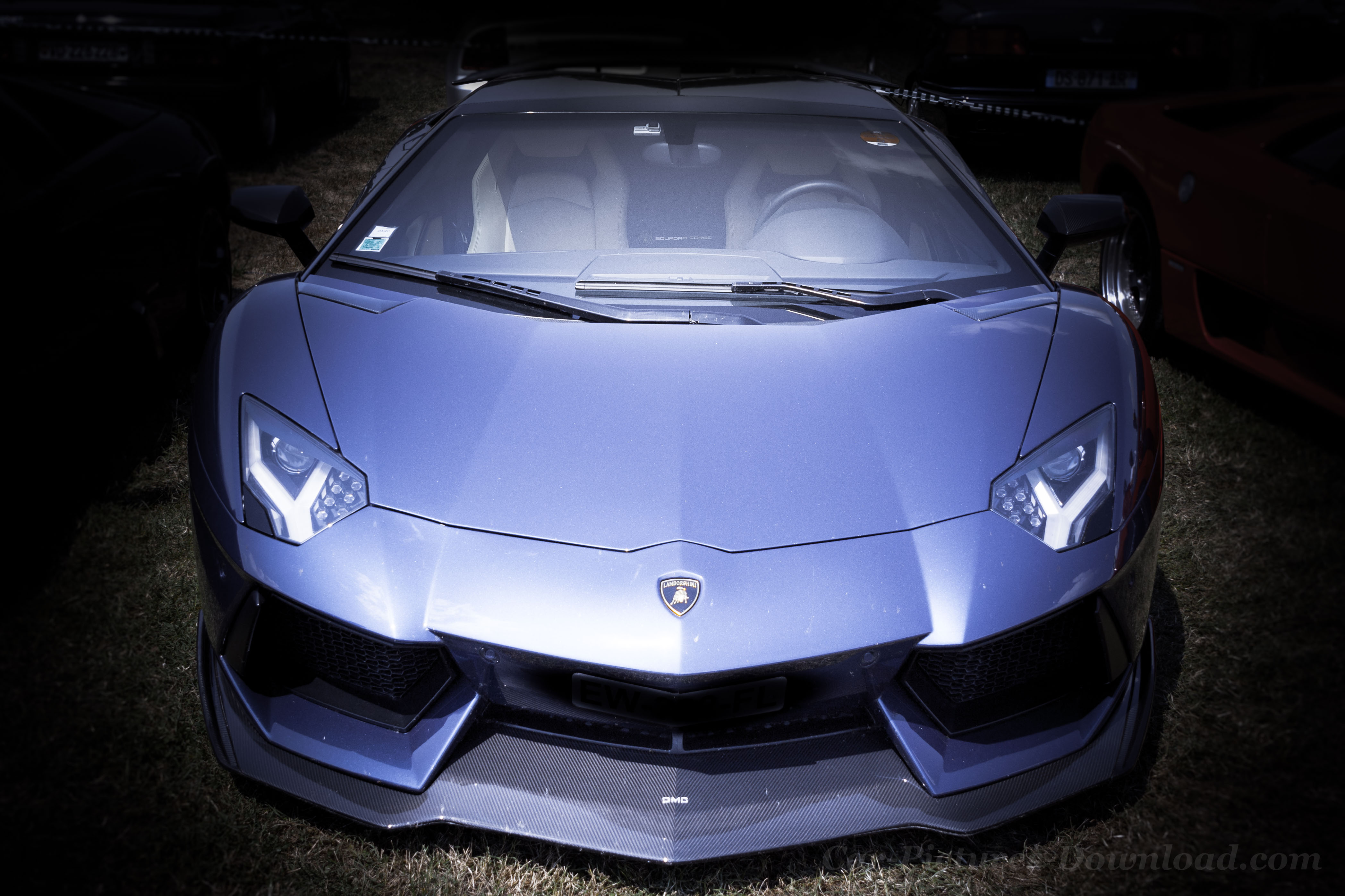 Blue Lamborghini Pc - HD Wallpaper 