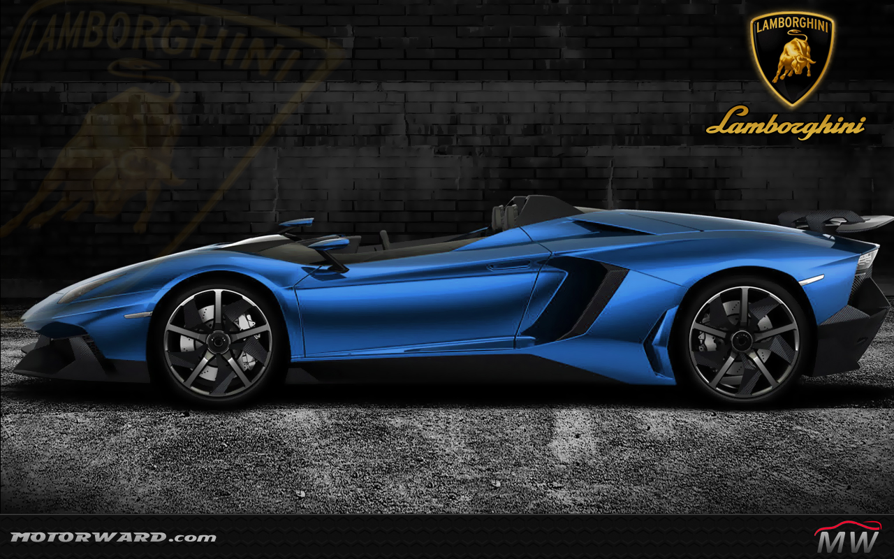Black And Blue Lamborghini 11 Cool Hd Wallpaper - Lamborghini Aventador J Gold - HD Wallpaper 
