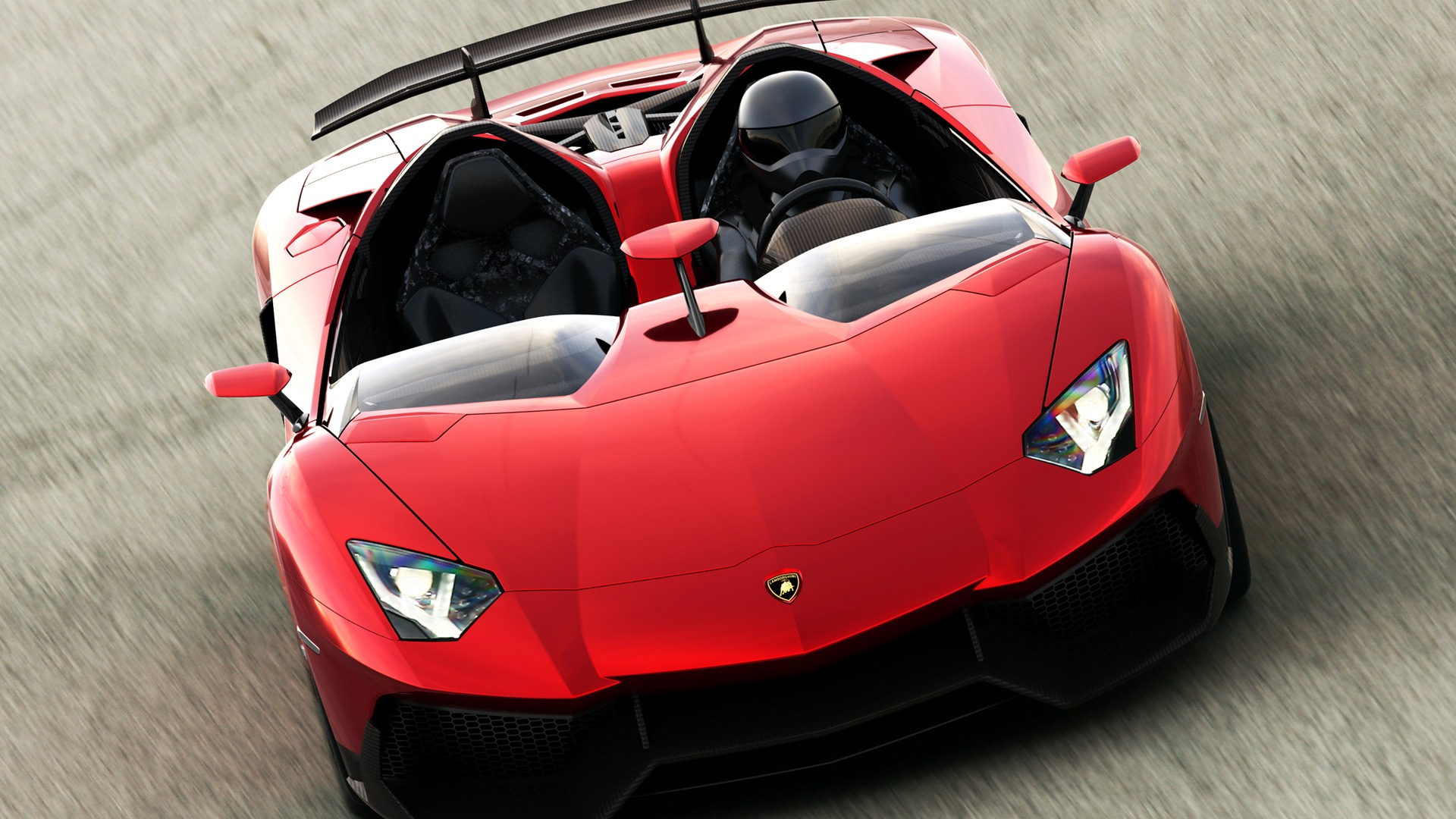 Red Lamborghini Aventador Spyder Hd Wallpapers 1080p - Cool Lamborghini Aventador J - HD Wallpaper 