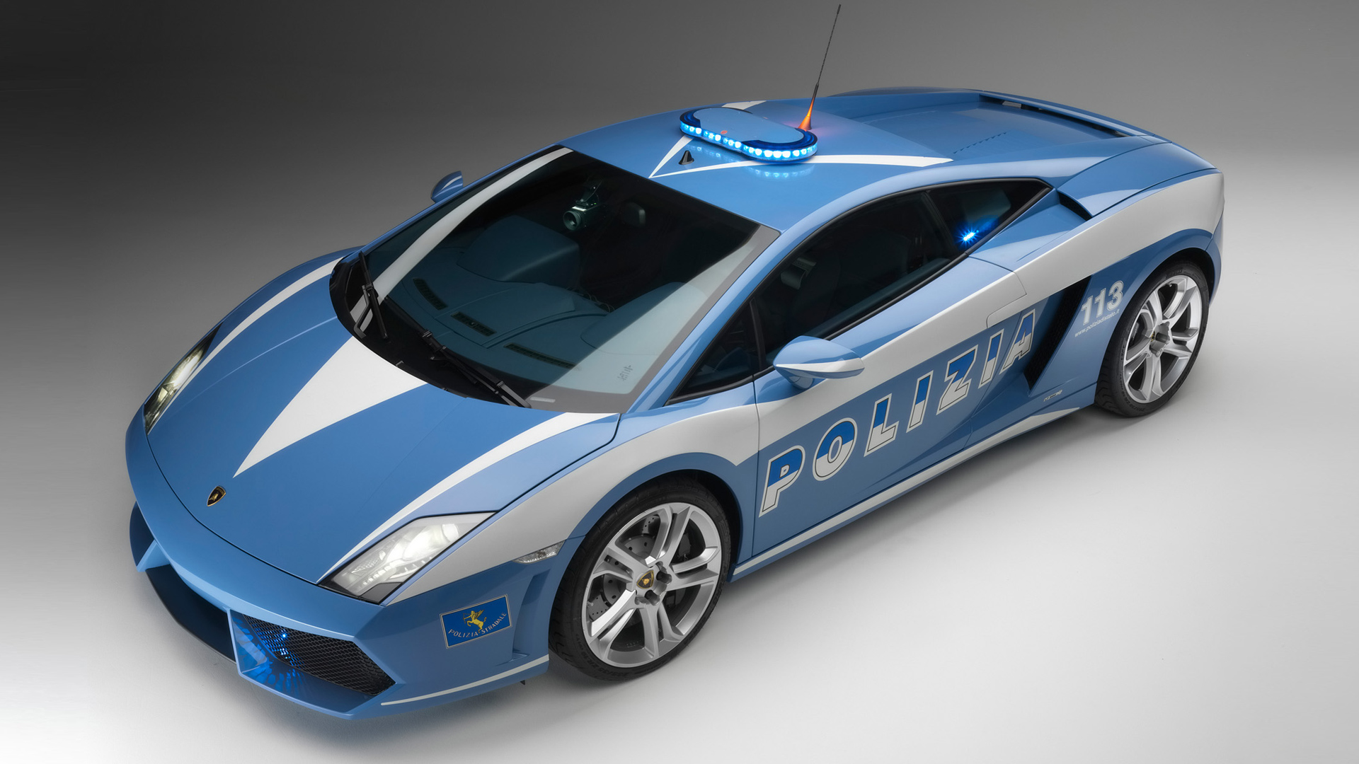 Lamborghini Police Car Hd Desktop Wallpaper - Lamborghini Gallardo Lp560 4 Polizia - HD Wallpaper 