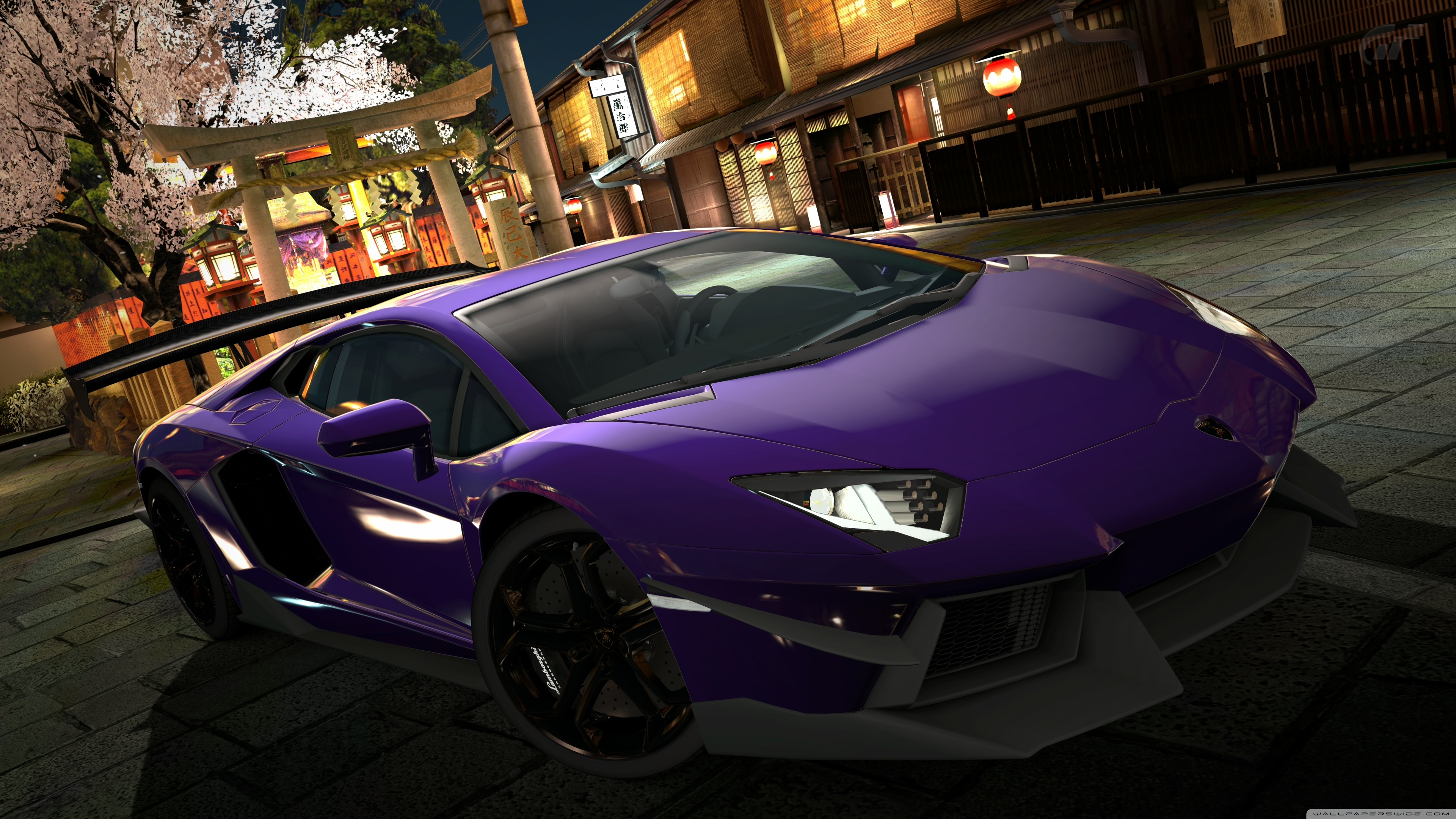 lamborghini aventador purple hd wallpapers 1080p