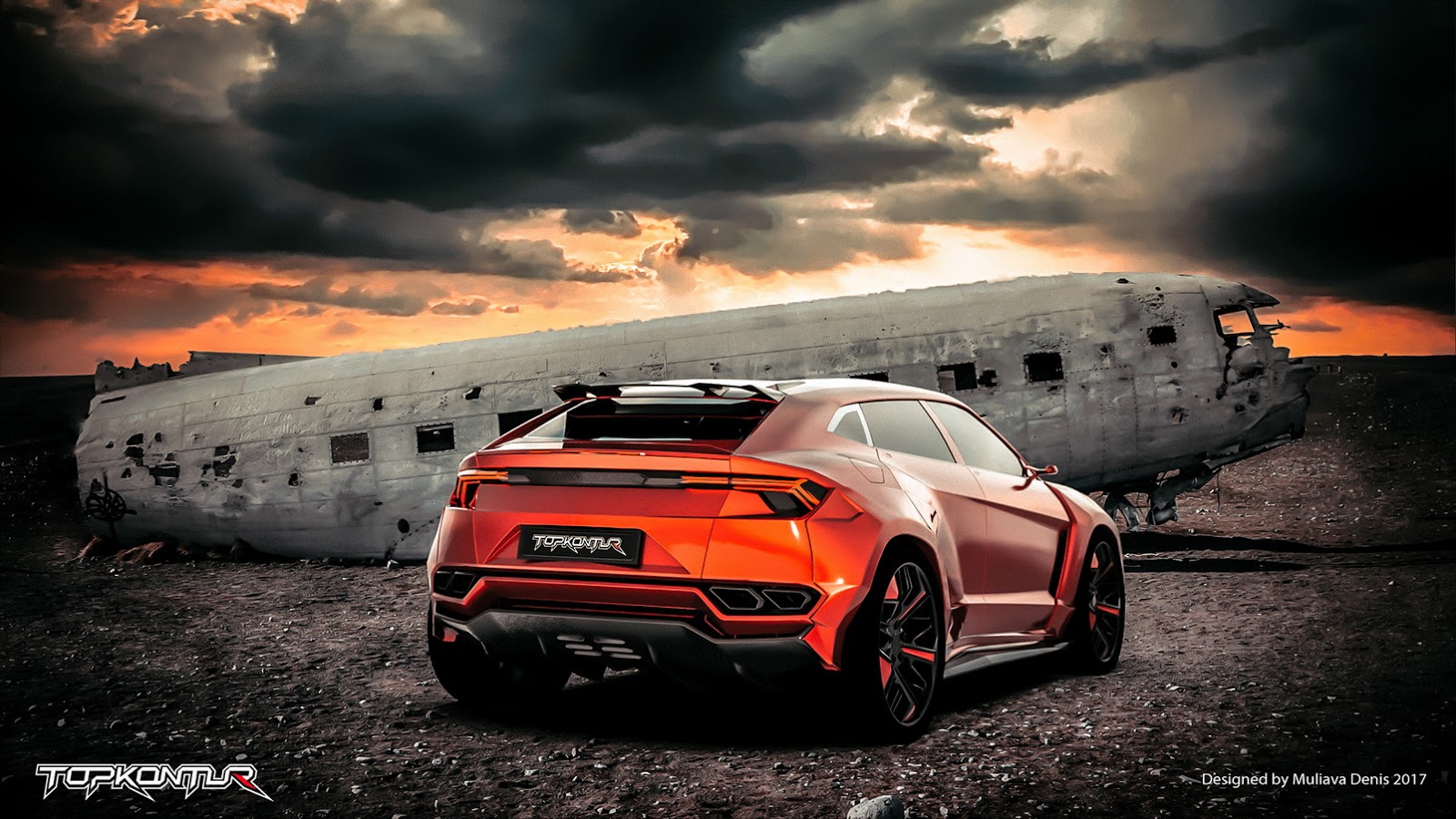 Lamborghini Urus Wallpaper - Lamborghini Urus Wide Body - HD Wallpaper 