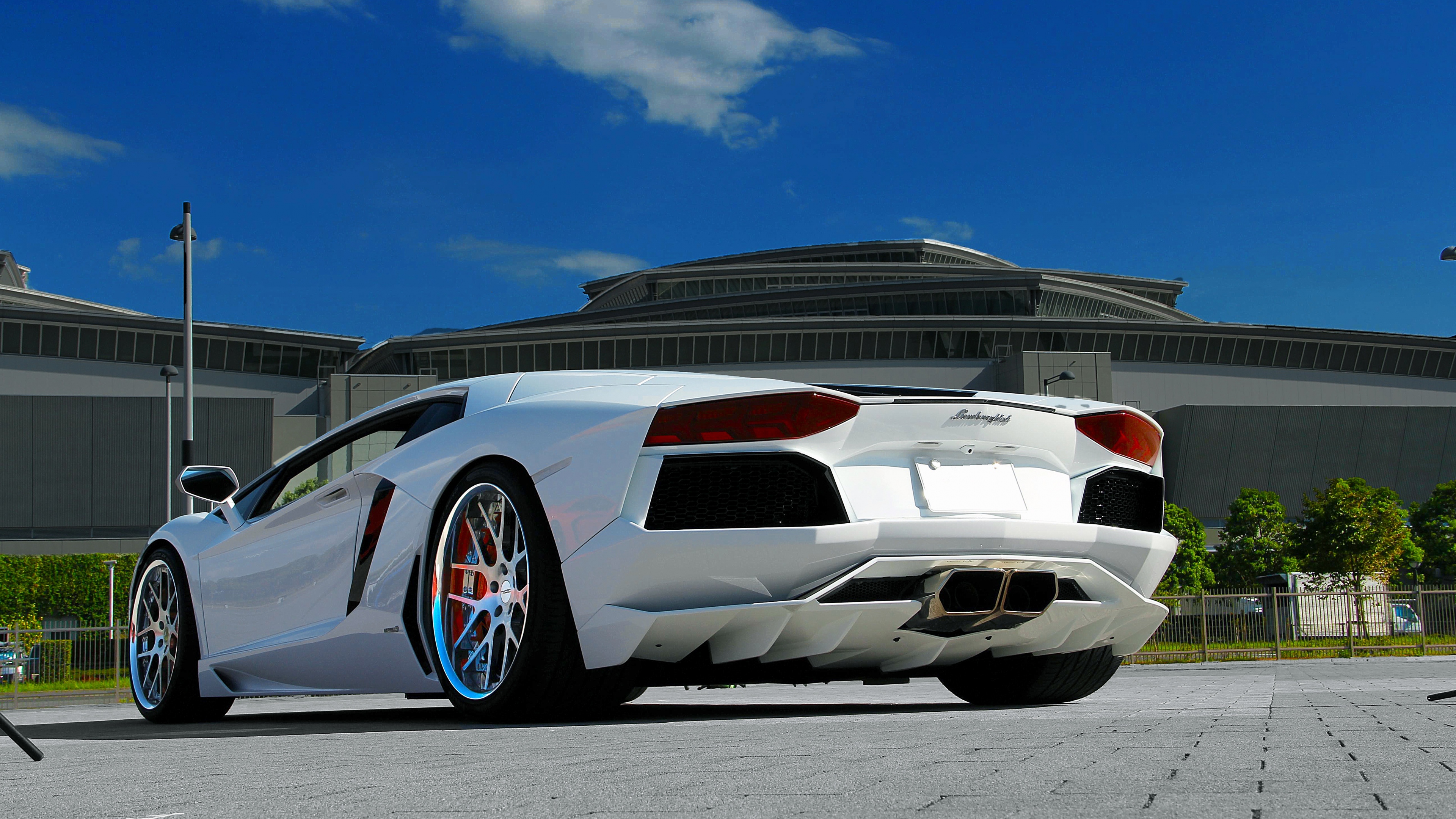 Lamborghini Aventador White Hd Wallpapers 1080p - HD Wallpaper 