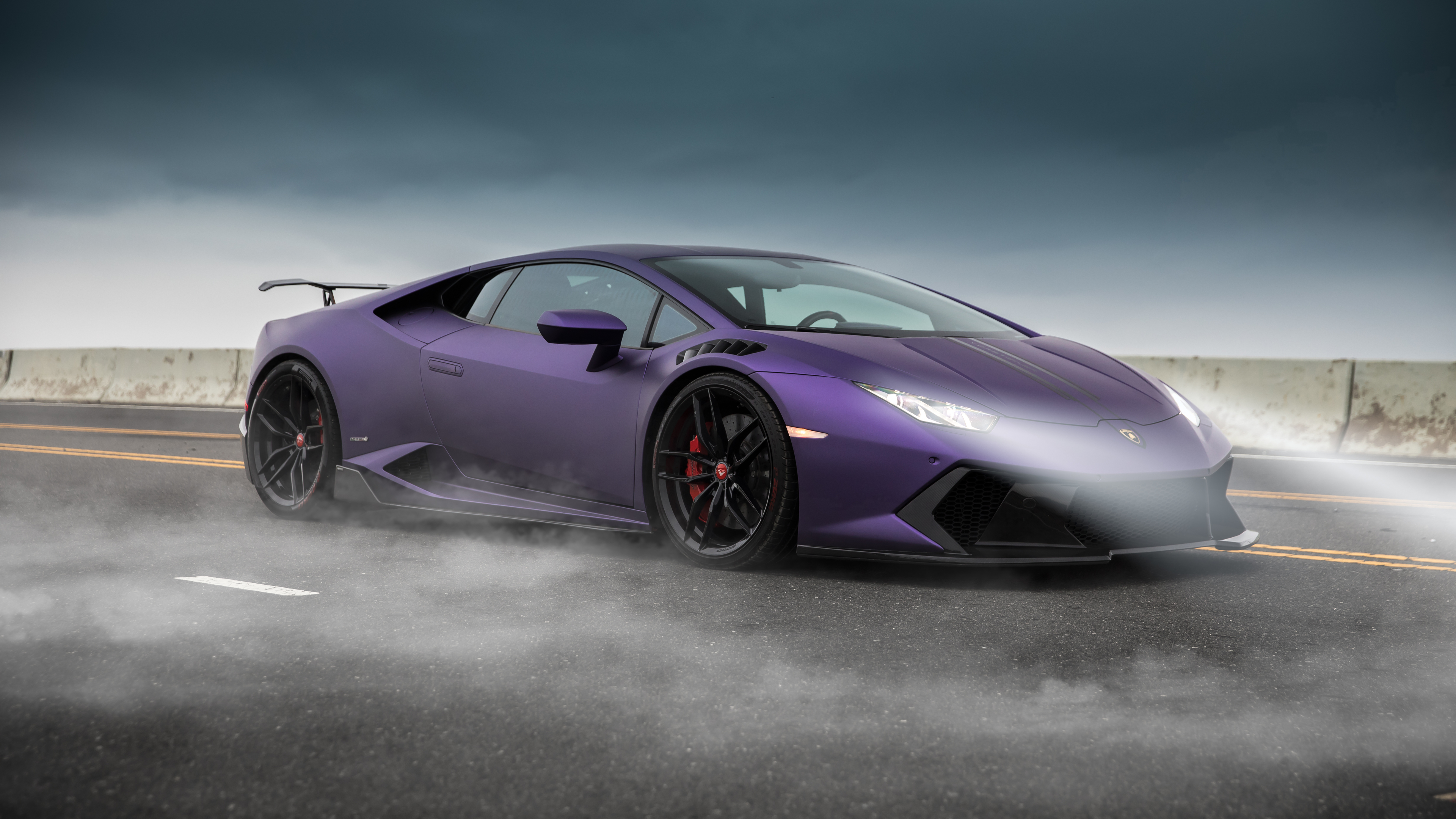 Purple Lamborghini 4k - Purple Lamborghini Huracan Performante - HD Wallpaper 