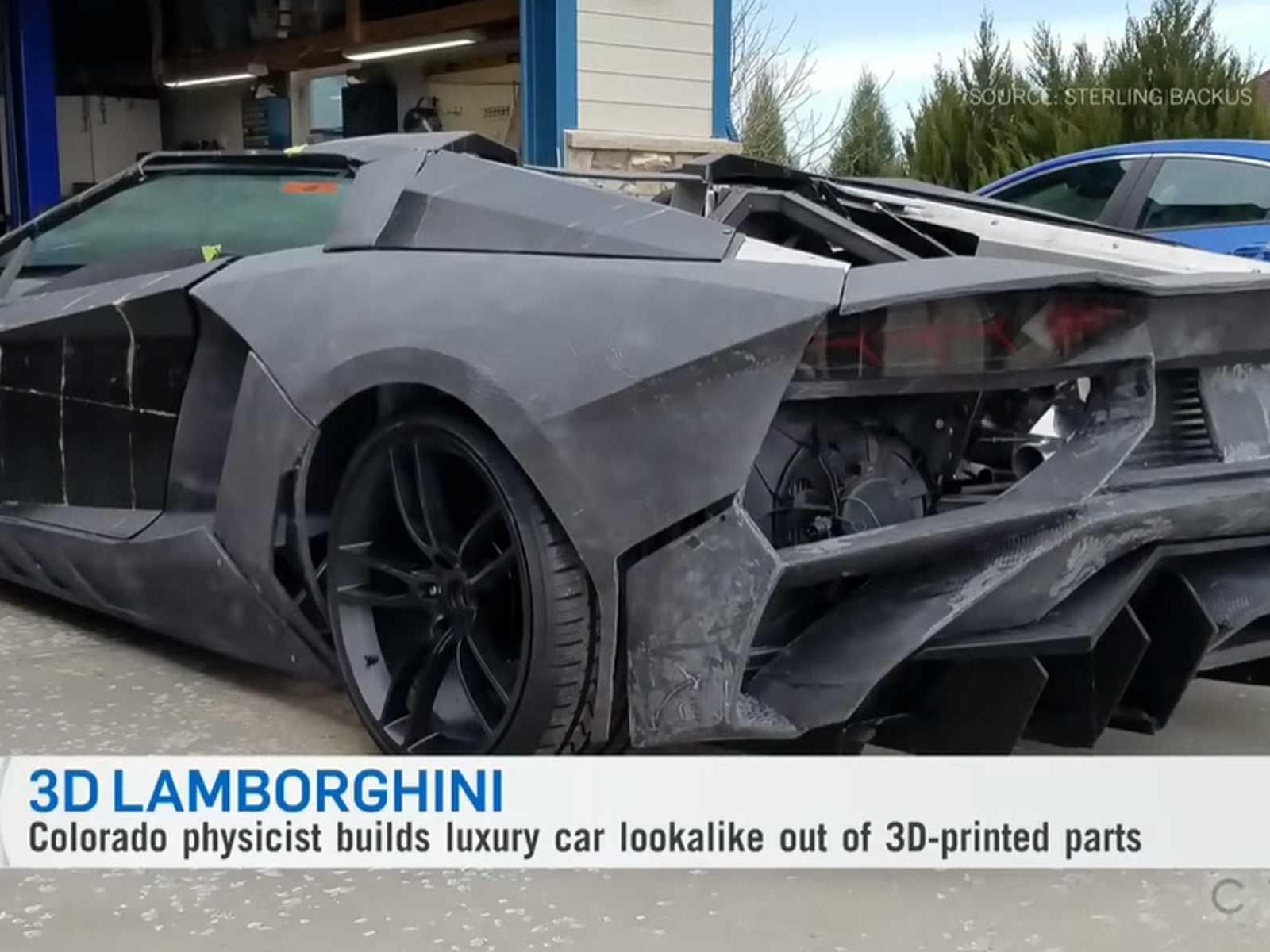 3d Printed Lamborghini - HD Wallpaper 