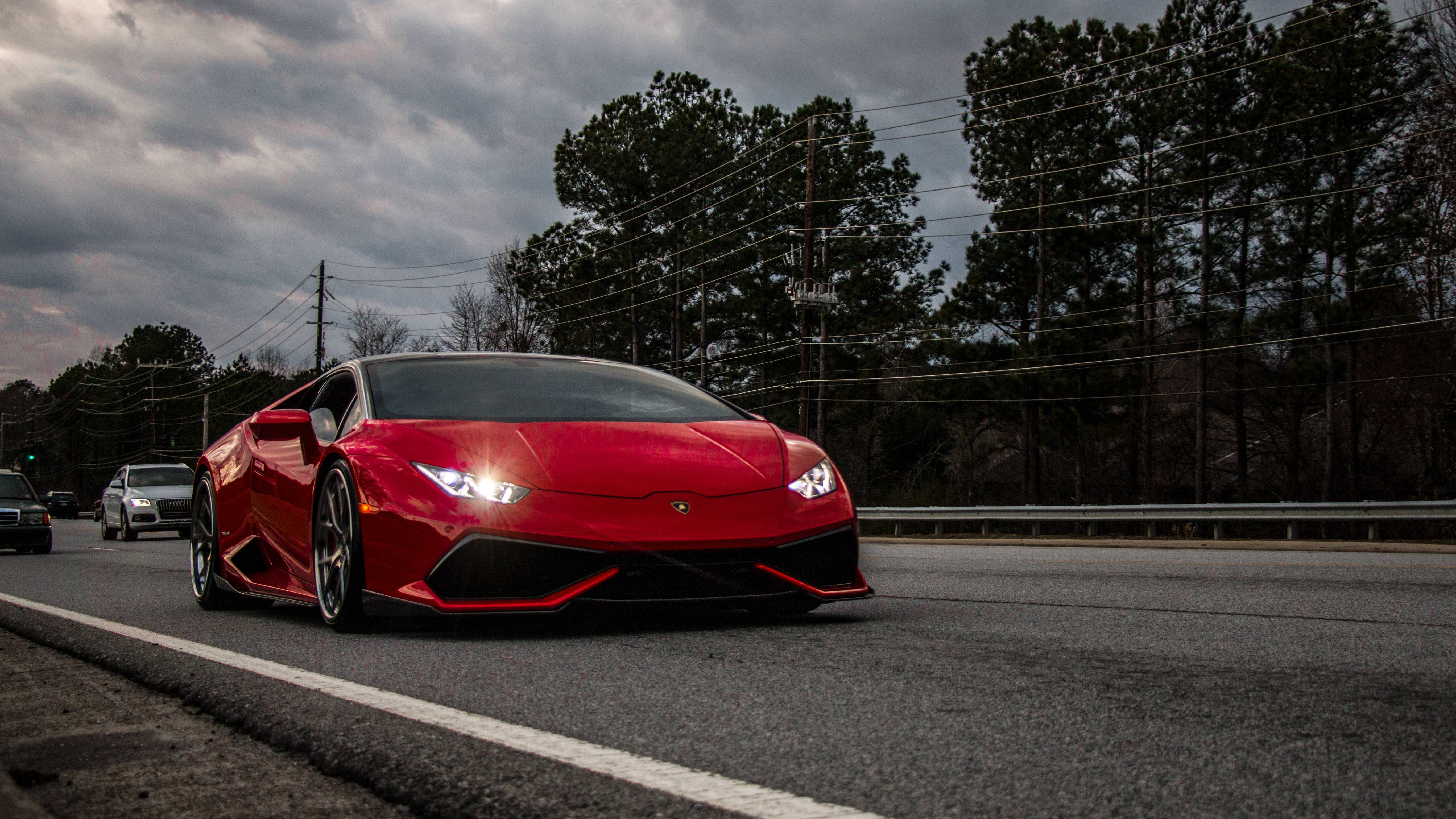 Lamborghini Huracan Wallpaper 4k - HD Wallpaper 