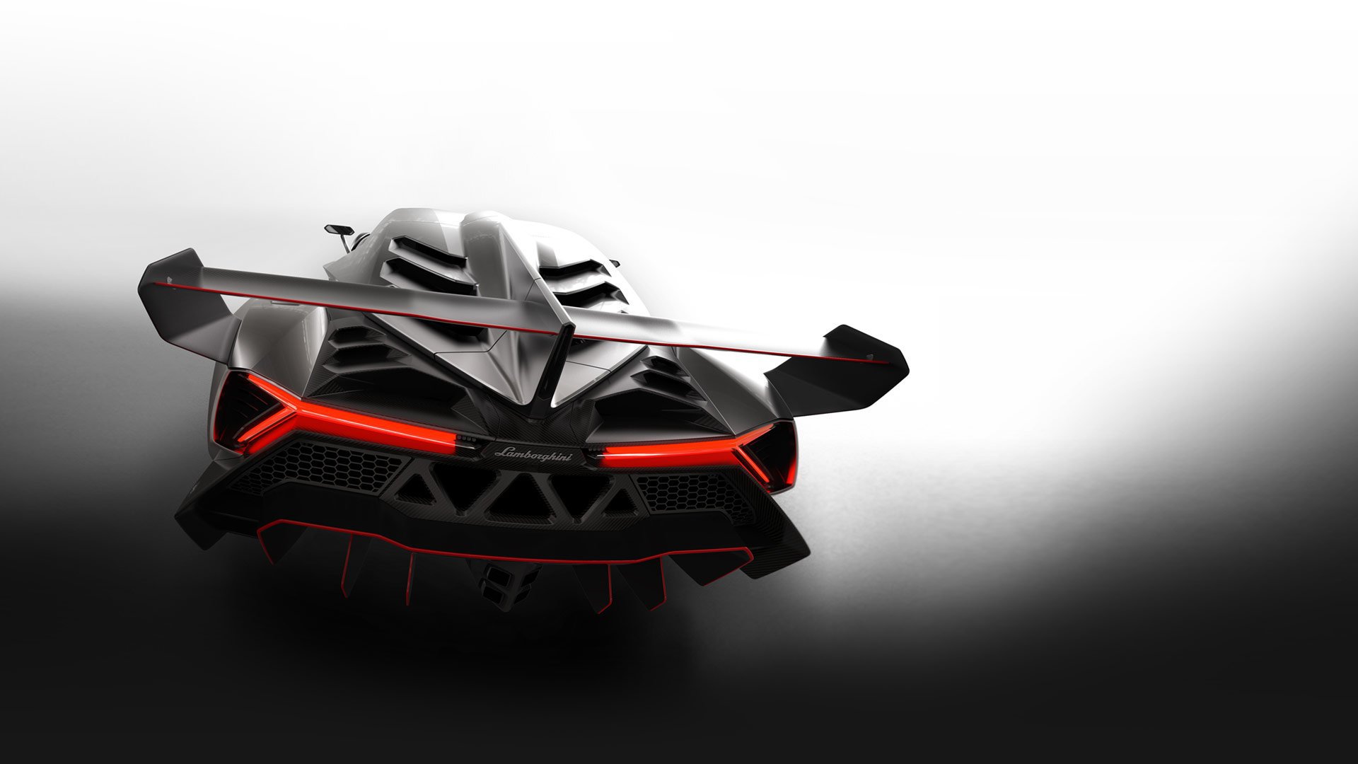 Lamborghini Veneno Wallpapers - Lamborghini Veneno Spoiler - HD Wallpaper 