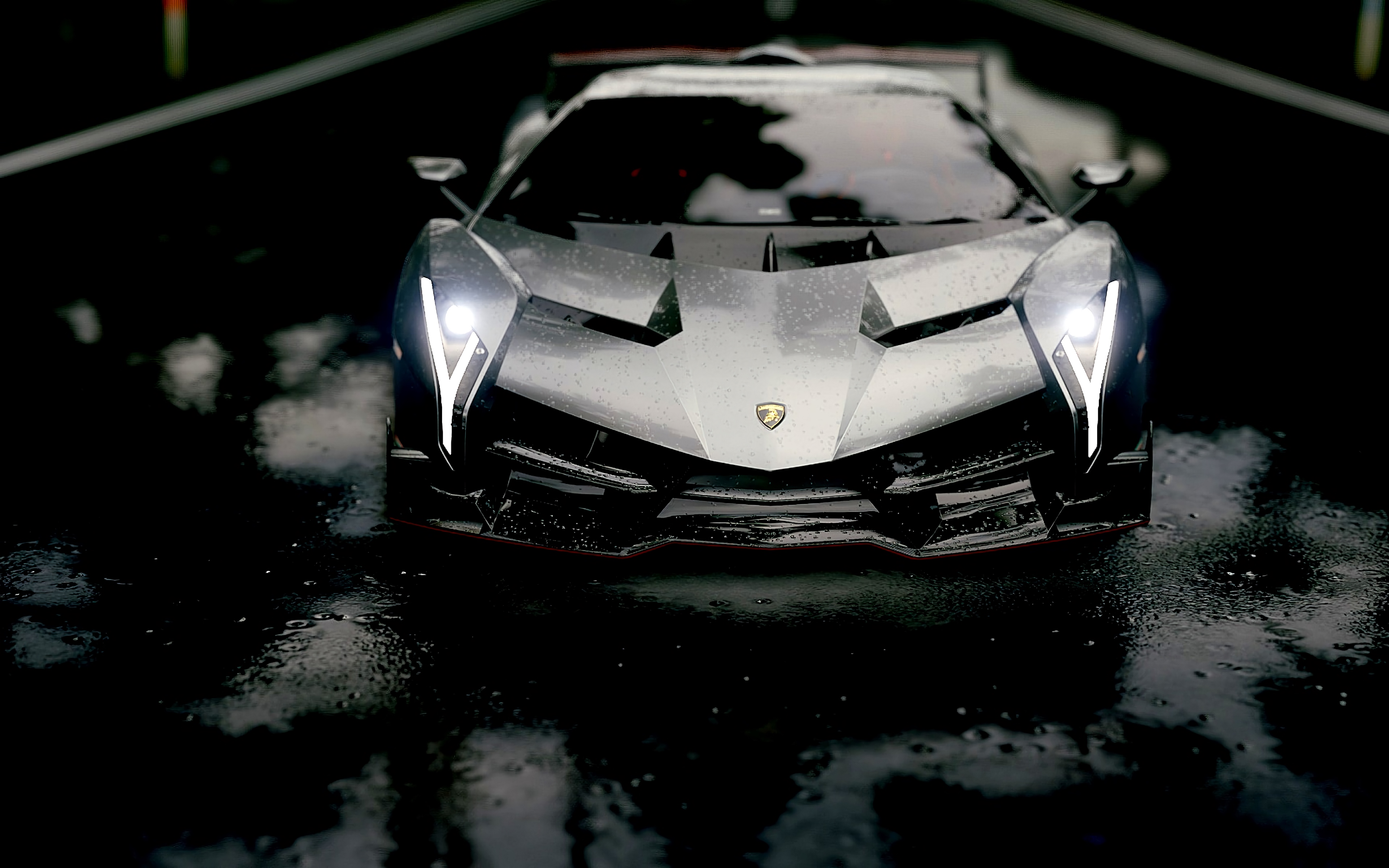 Wallpaper Lamborghini Aventador Roadster, Lamborghini, - Lamborghini Veneno Wallpaper 4k Black - HD Wallpaper 