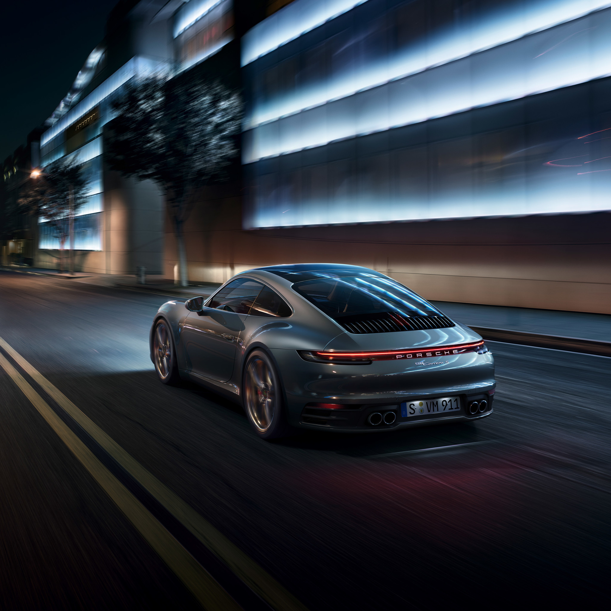 Porsche 911 Rear Desktop Wallpaper - Porsche 911 Lease 2020 - HD Wallpaper 