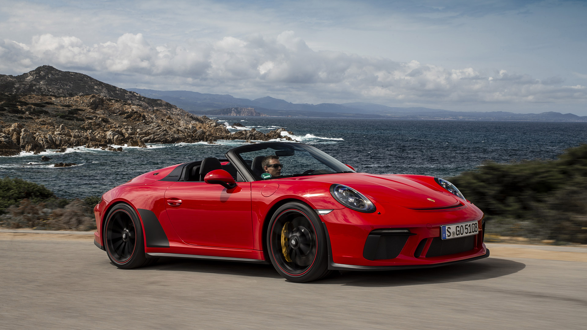 Porsche 911 Speedster Guards Red - HD Wallpaper 