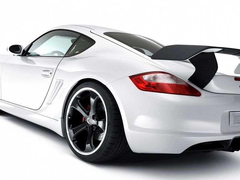 Porsche Cayman White Wallpaper - Porsche Cayman S - HD Wallpaper 