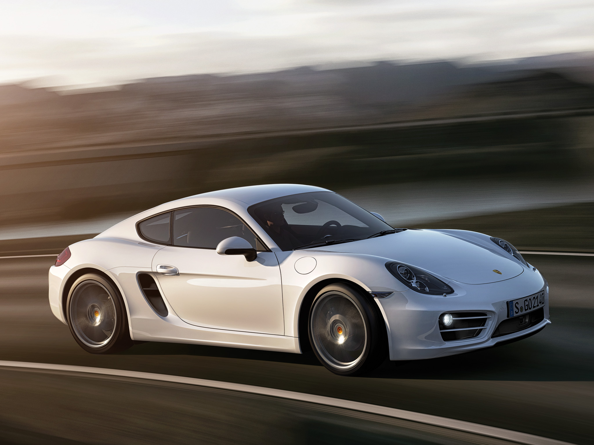 Porsche Cayman 2012 - HD Wallpaper 