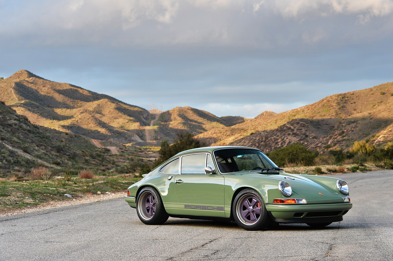 Porsche Singer Green - HD Wallpaper 
