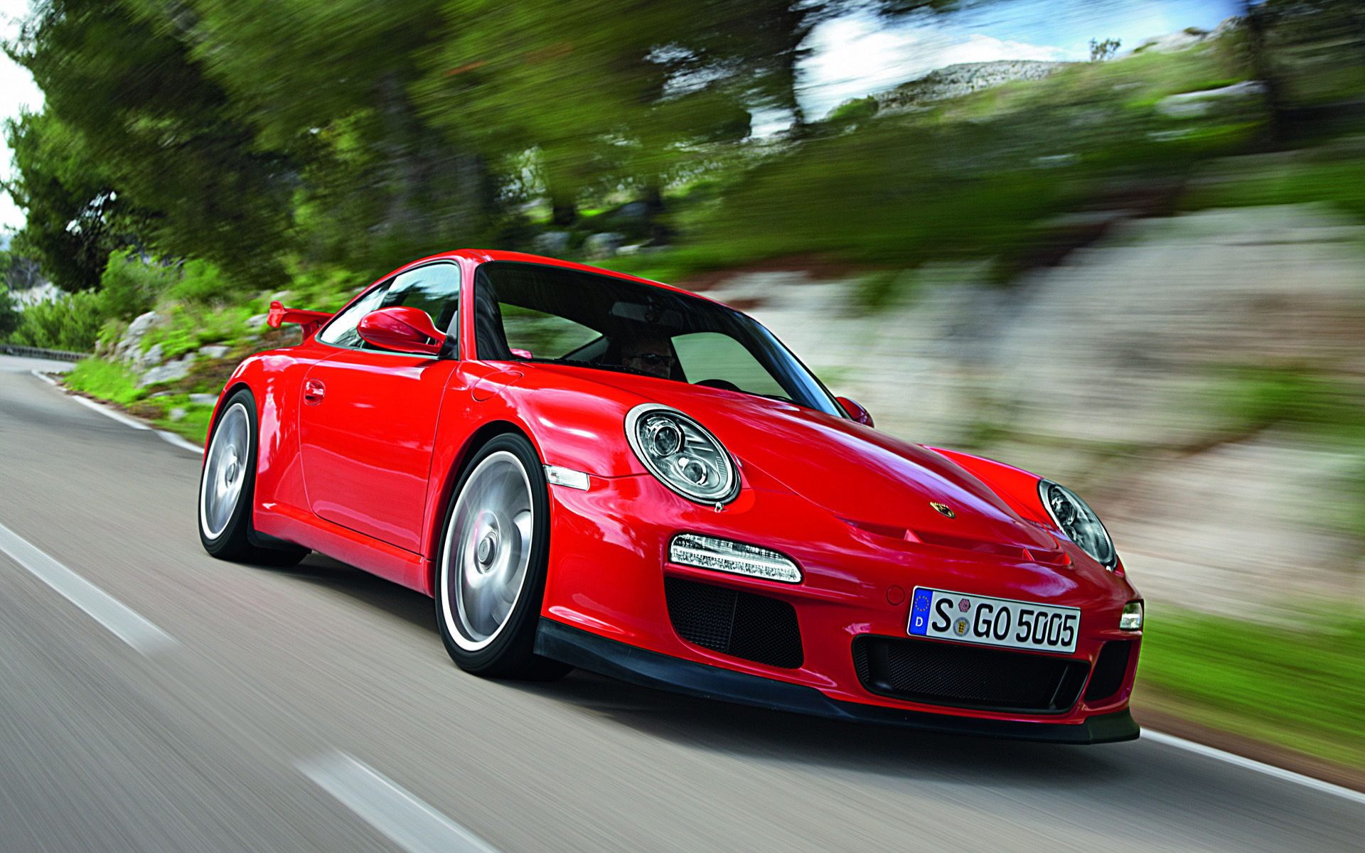 Porsche 911 Desktop Wallpaper - Porsche 911 Turbo Red 4k - HD Wallpaper 