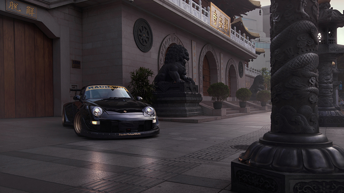 1920 X 1080 Rwb Porsche - HD Wallpaper 