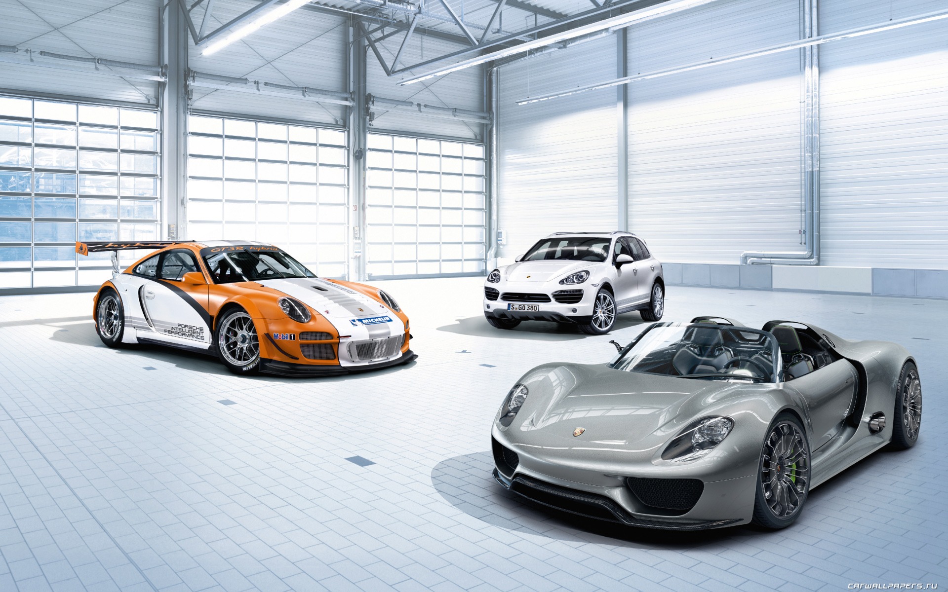 White Wallpaper Porsche 918 Spyder - HD Wallpaper 