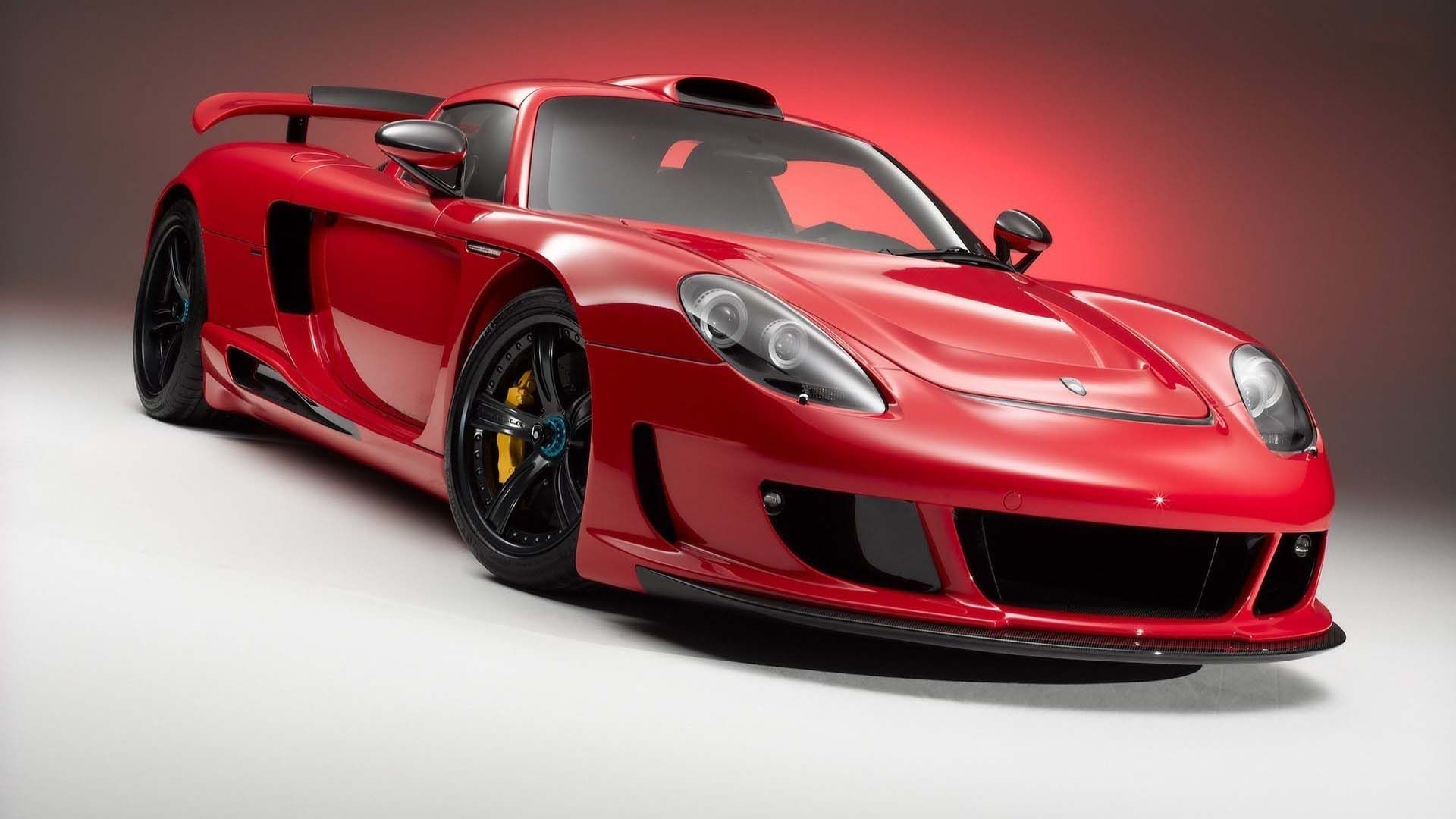 Porsche Carrera Gt Red Wallpaper - Happy Birthday Car Porsche - HD Wallpaper 