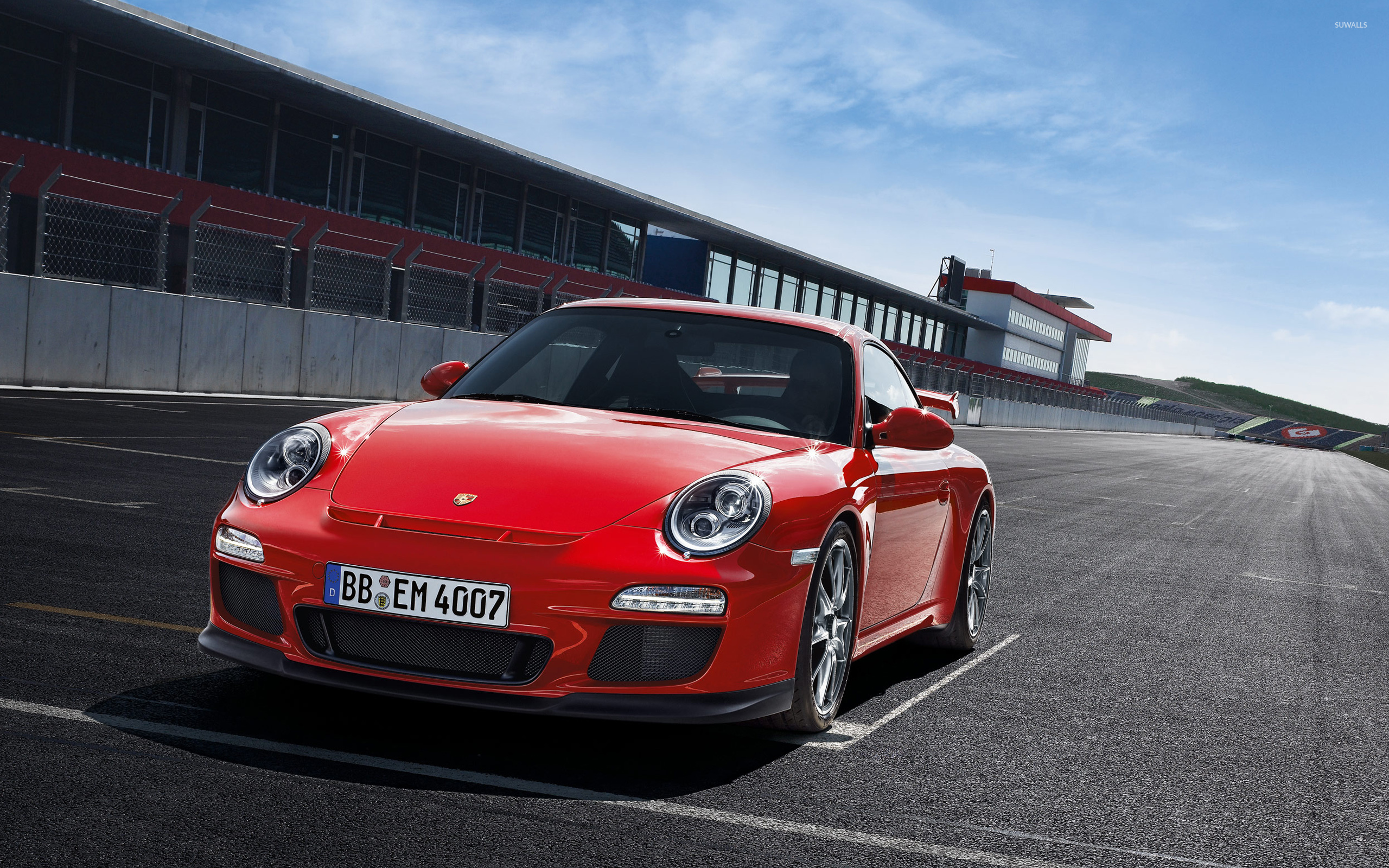 Porsche 911 Gt3 Red 2013 - HD Wallpaper 