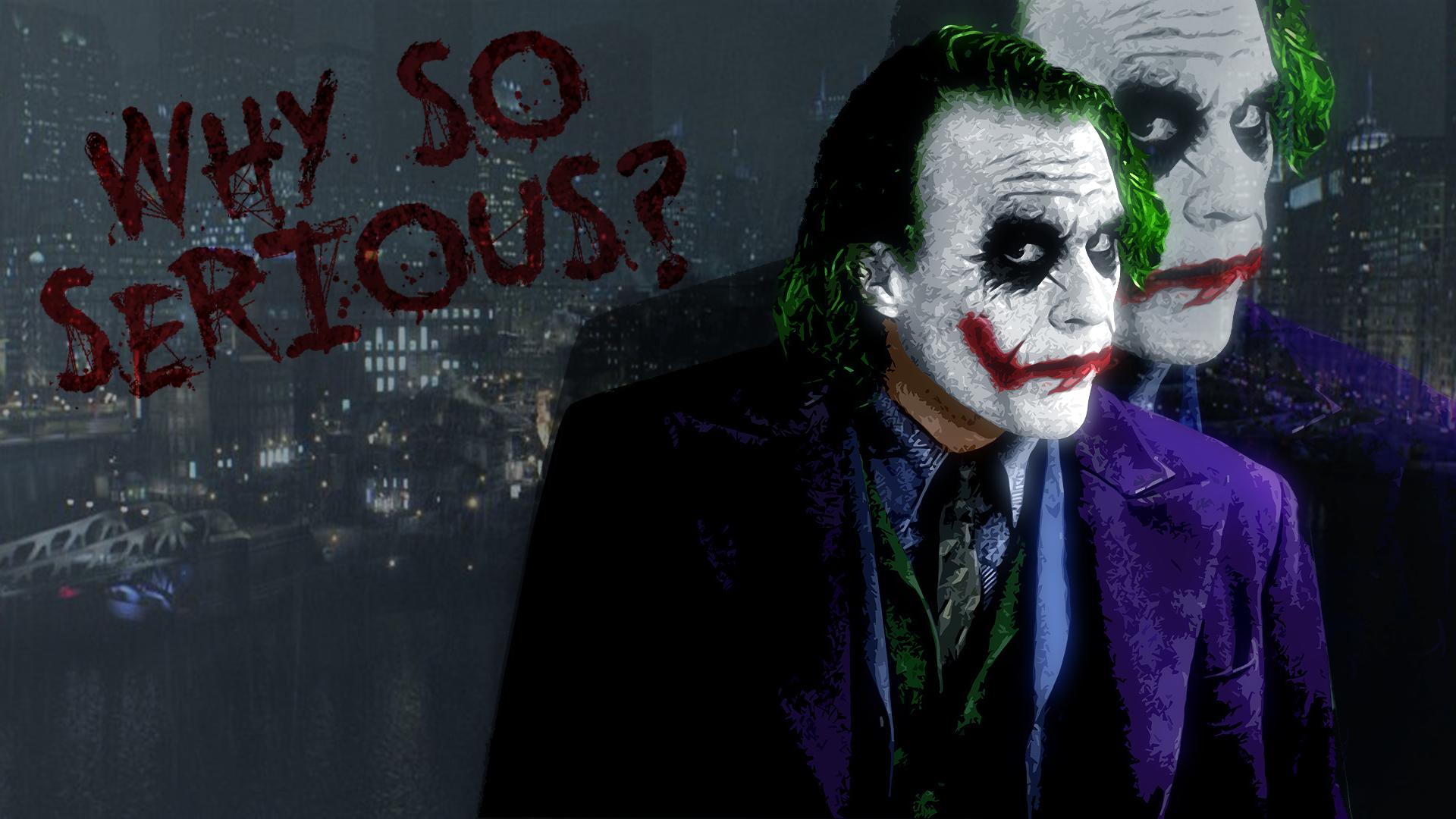 Joker Wallpaper Why So Serious - HD Wallpaper 