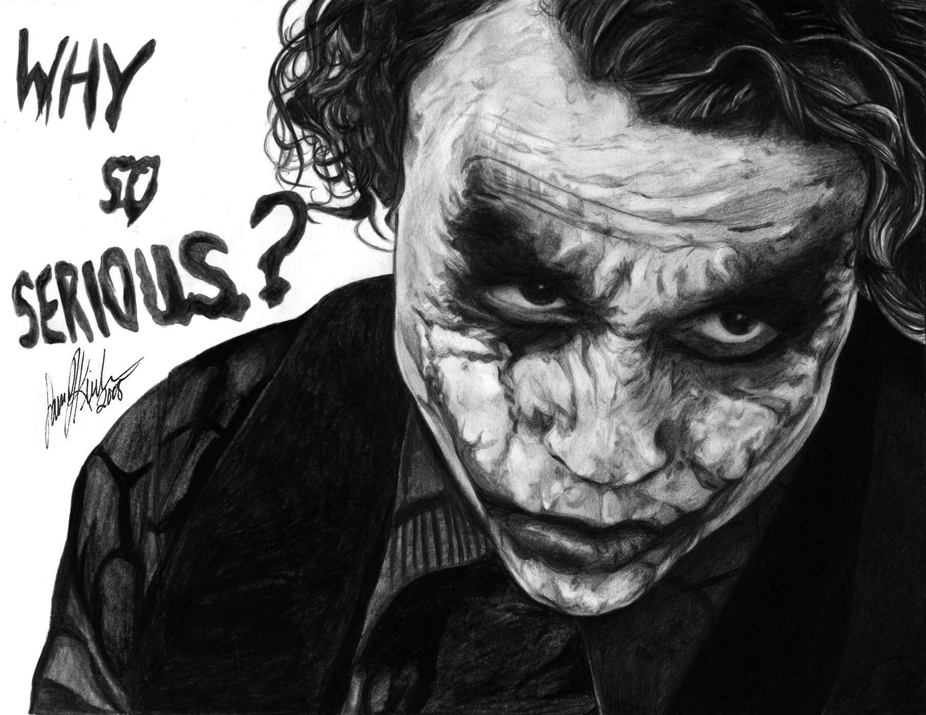 Joker Why So Serious Wallpaper - Joker Why You So Serious - HD Wallpaper 
