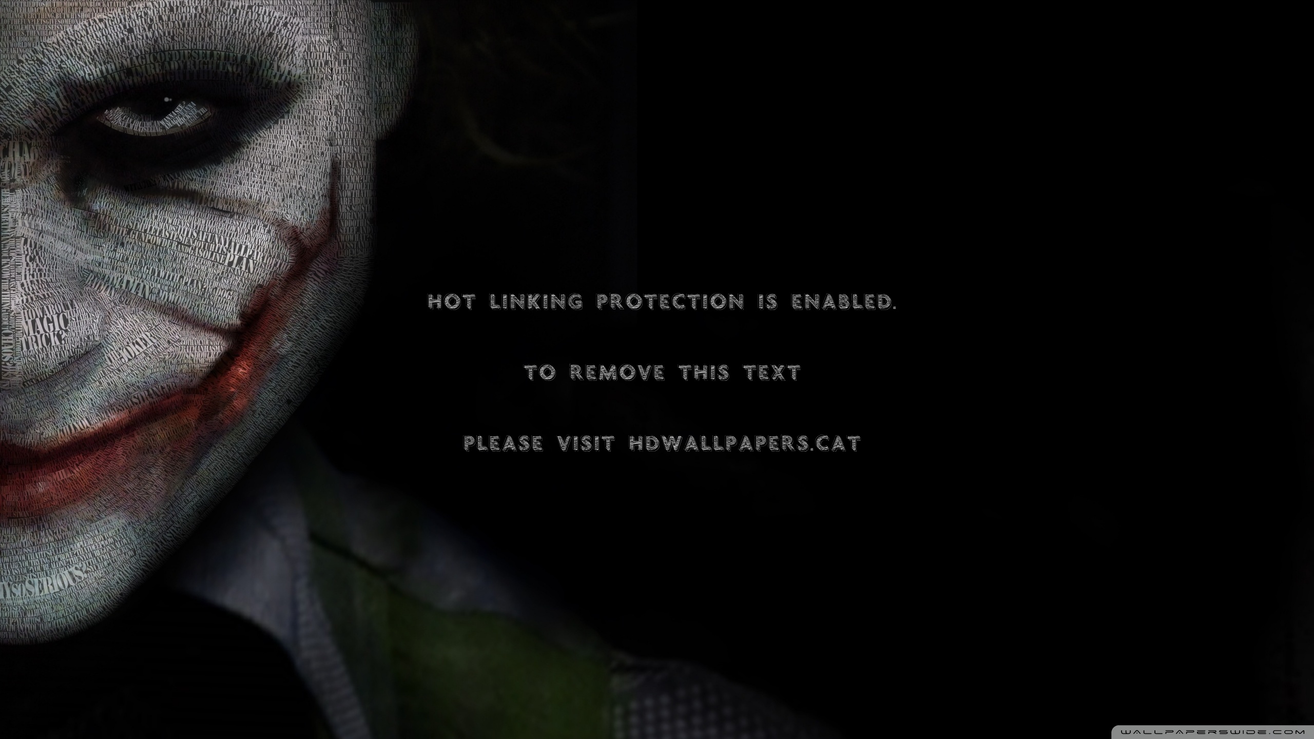 Why So Serious Red Joker Black Eyes Movie - Joker Quotes Desktop Wallpaper Hd - HD Wallpaper 