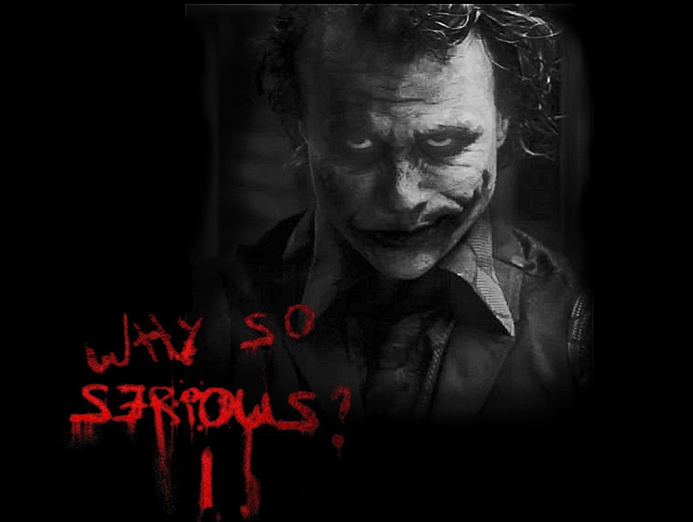 Joker Wallpaper Why So Serious I7 - Kya Baat Hai Gif - HD Wallpaper 