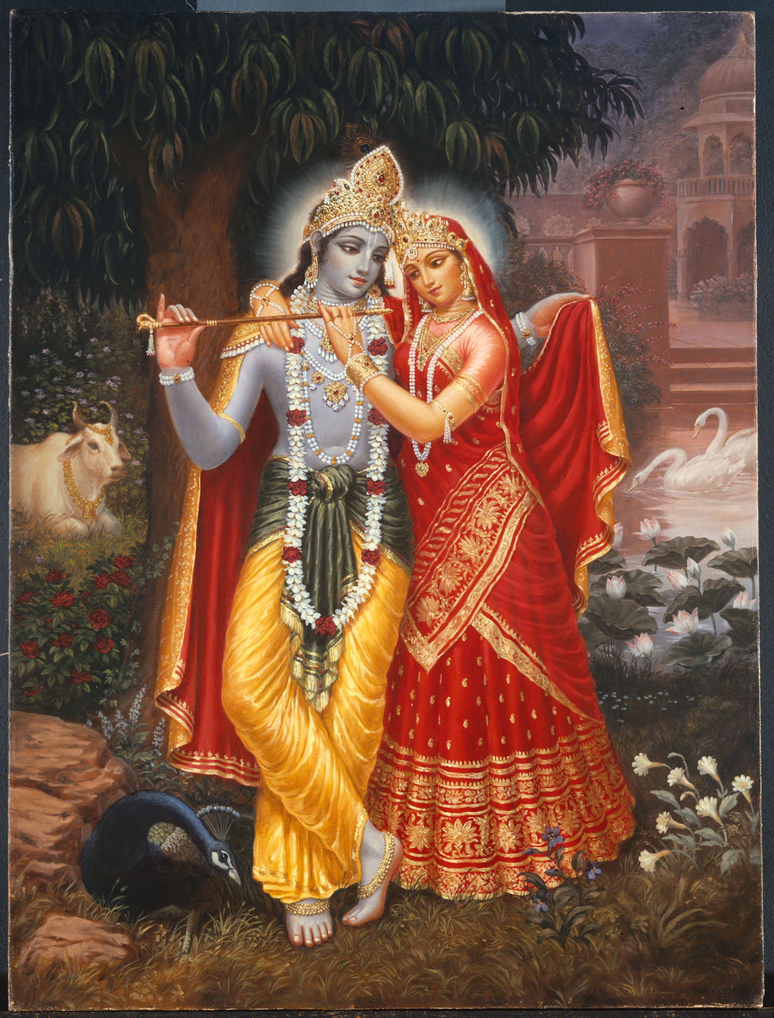 Krishna And Radha Rani - HD Wallpaper 