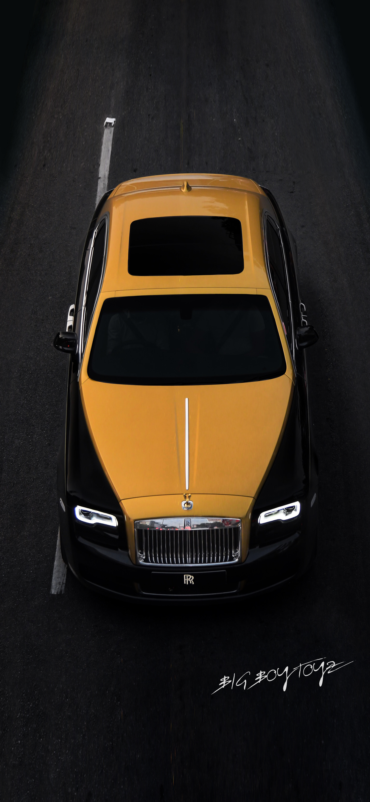 Rolls Royce Black And Gold - HD Wallpaper 