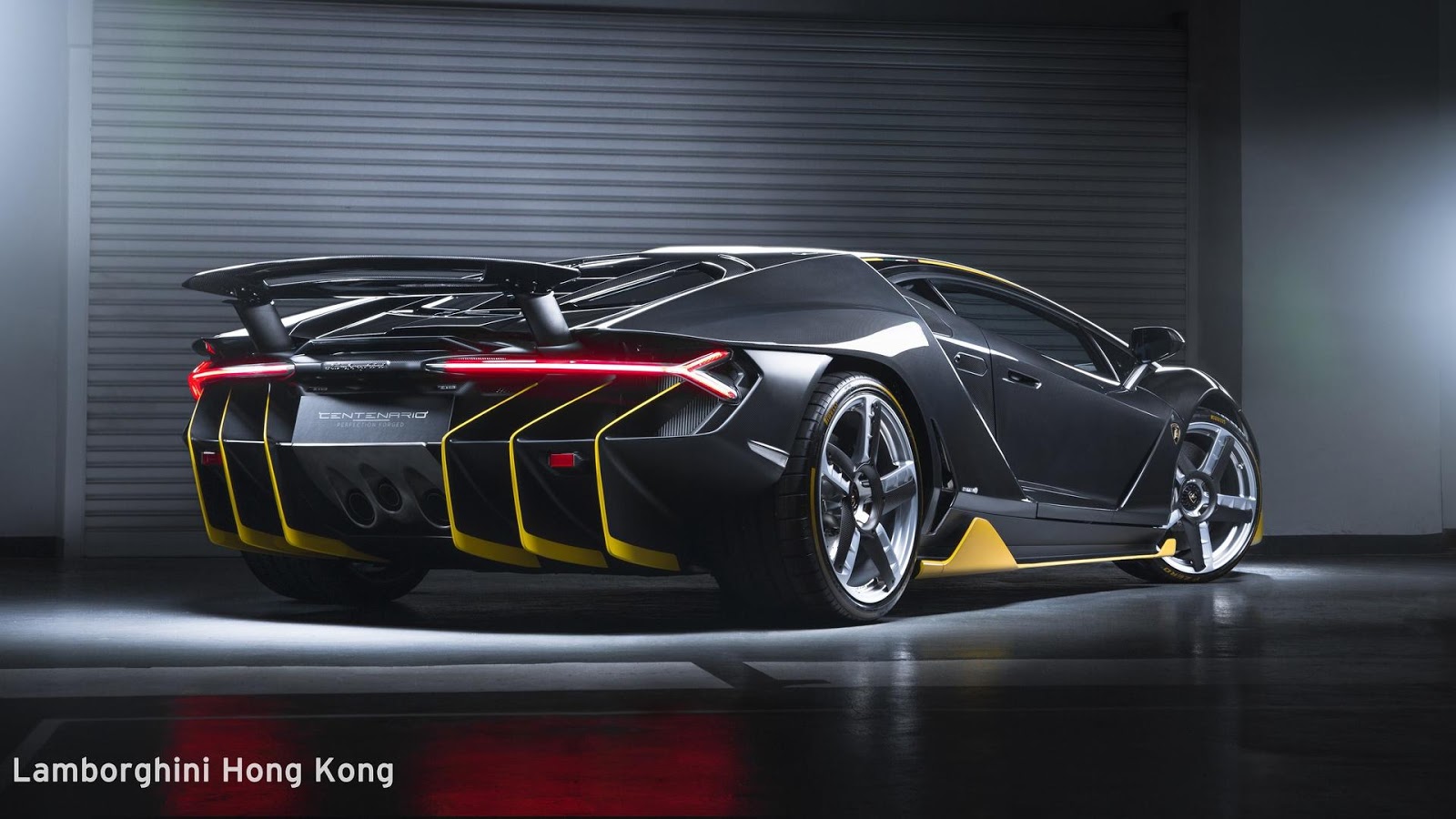 Lamborghini Centenario - Lamborghini Centenario Back - HD Wallpaper 