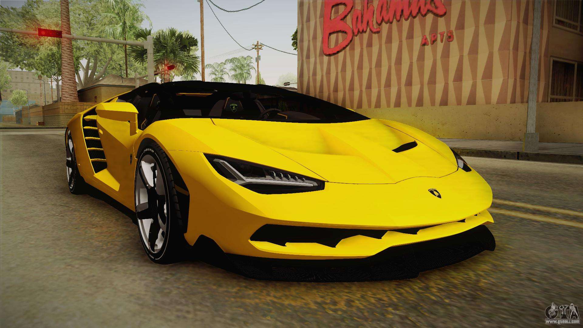 Lamborghini Centenario Roadster For Gta San Andreas - Lamborghini Centenario Gta Sa - HD Wallpaper 