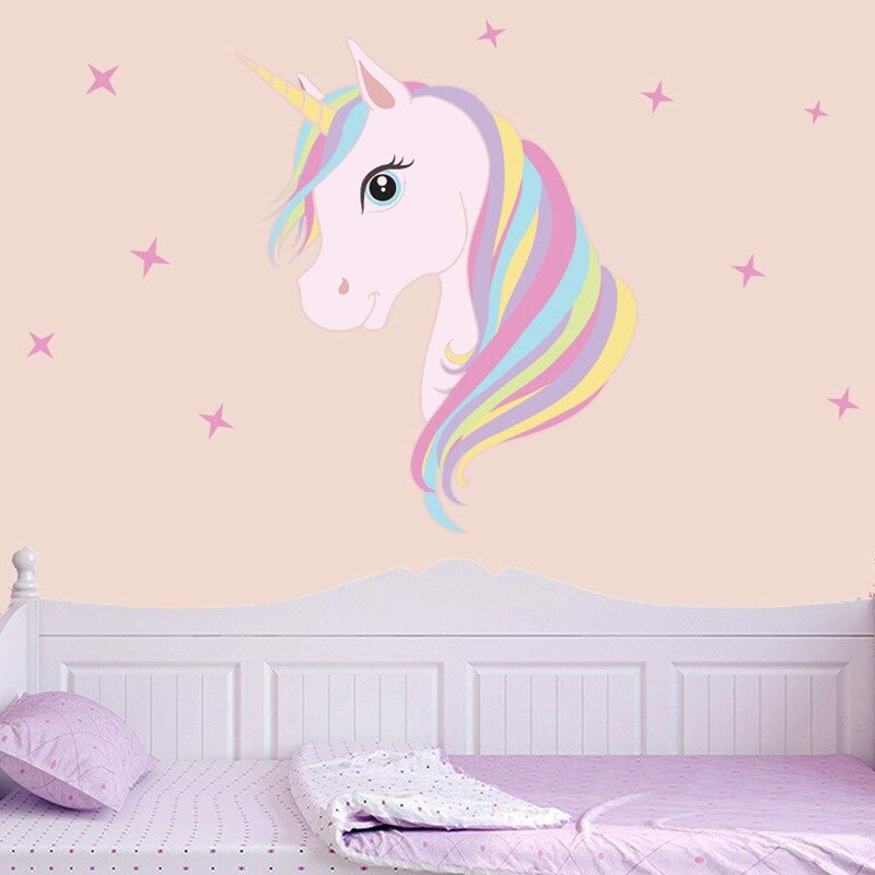 Unicorn Wall Stickers - HD Wallpaper 