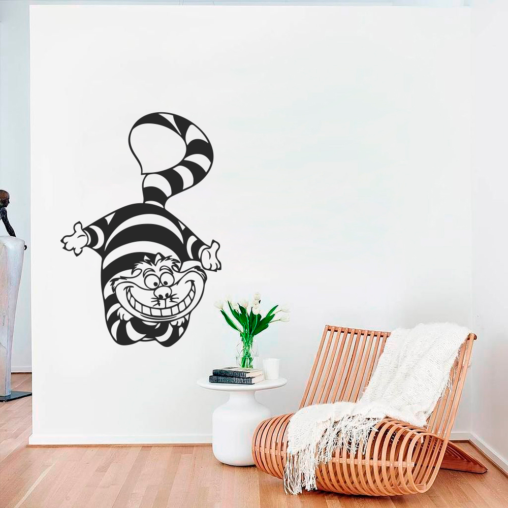 Adesivo De Parede Alice No País Das Maravilhas, O Gato - HD Wallpaper 