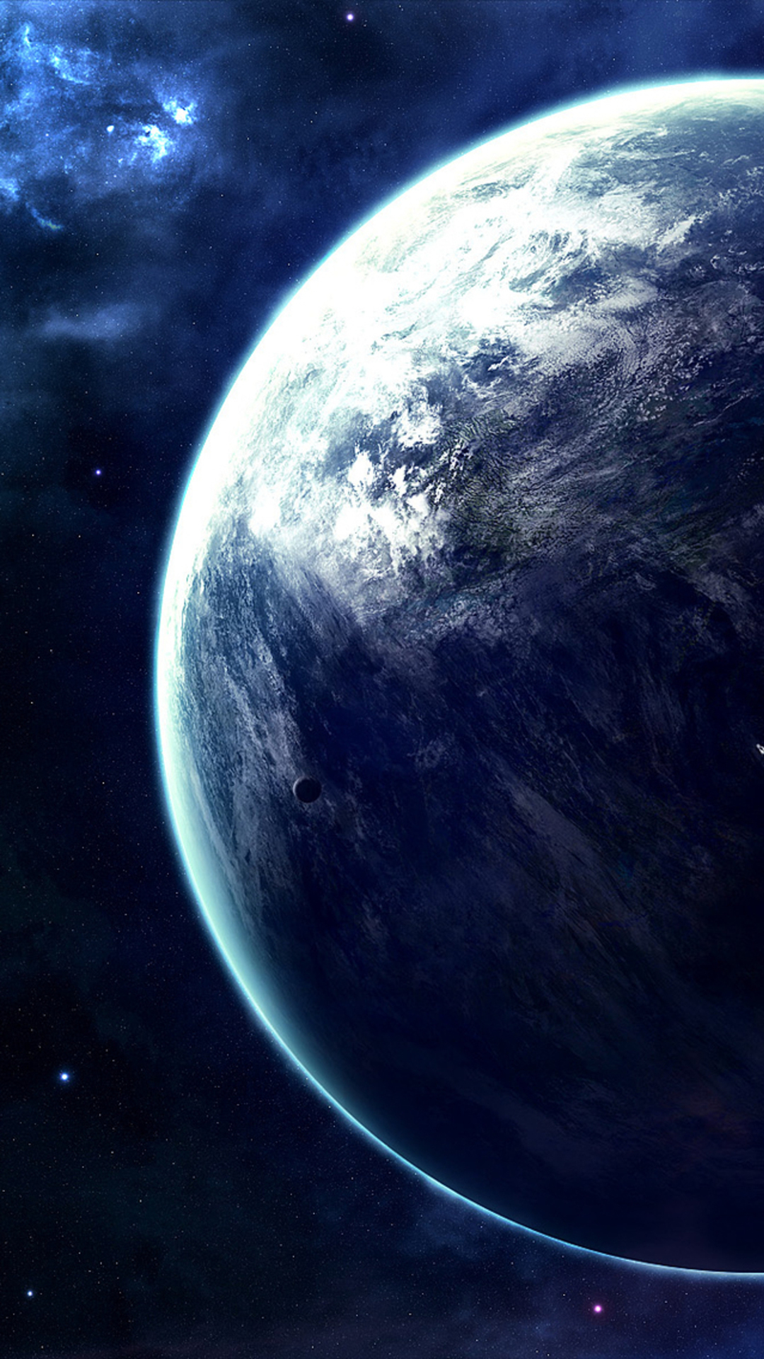 Iphone Wallpaper Hd Space Planet - HD Wallpaper 