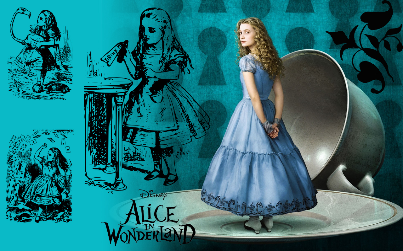 Alice No País Das Maravilhas - Alice In Wonderland 2010 Feet - HD Wallpaper 