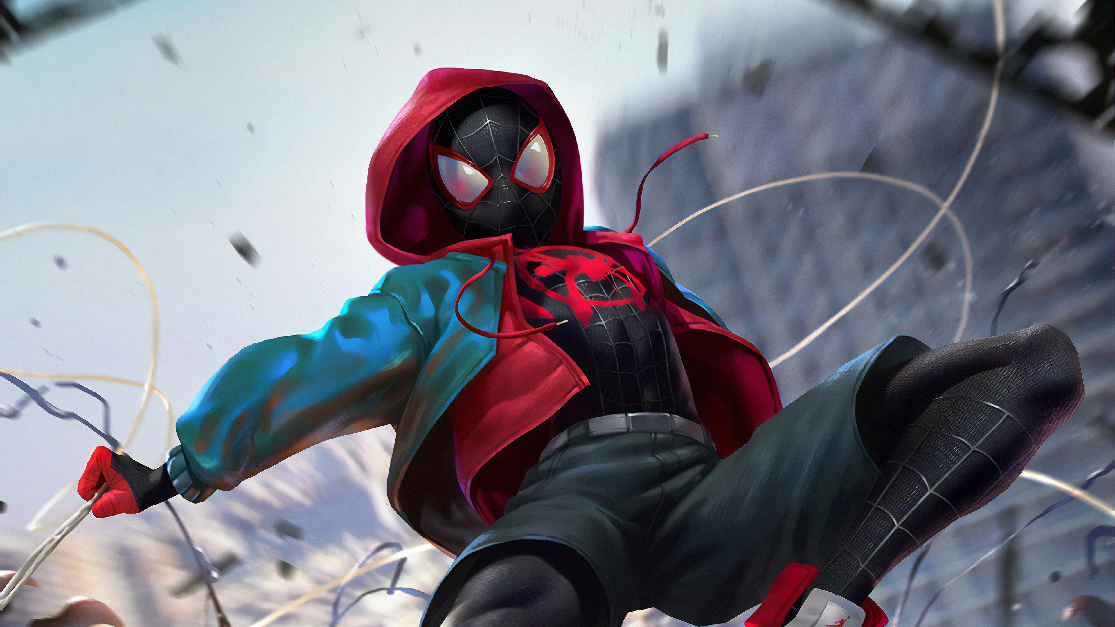 Spiderman Into The Spider Verse - HD Wallpaper 