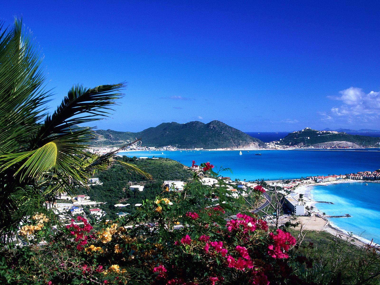 Great Bay Philipsburg - Beautiful Places - HD Wallpaper 