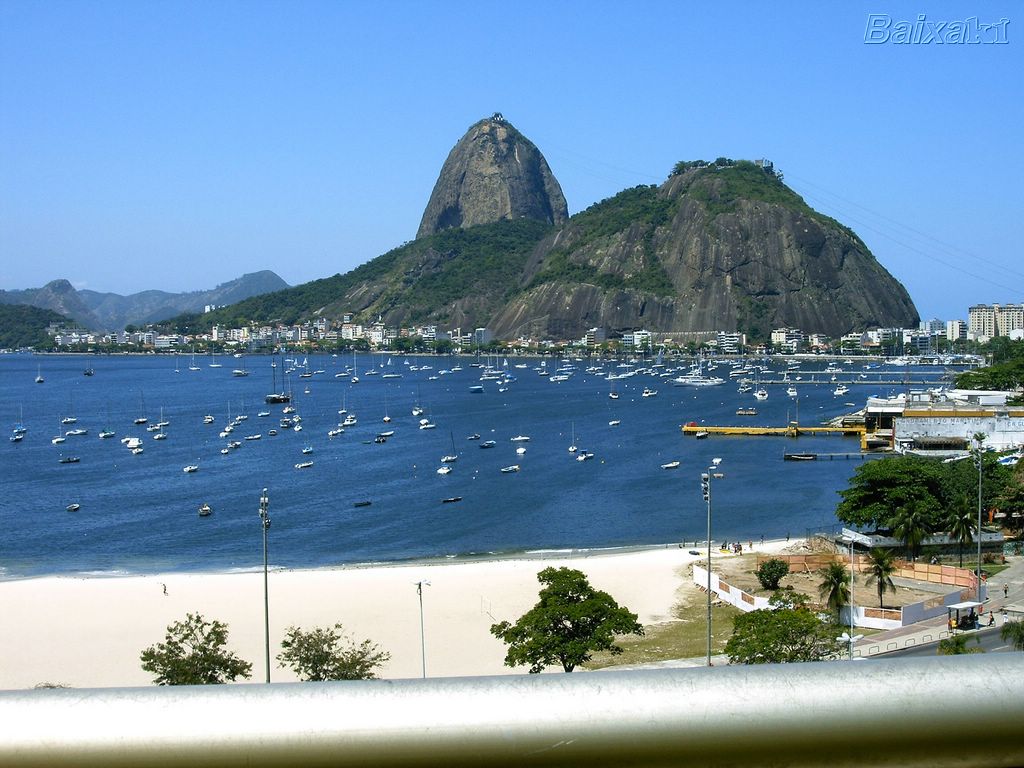 Praia De Botafogo Rio De Janeiro, Praia De Botafogo - Botafogo Beach - HD Wallpaper 