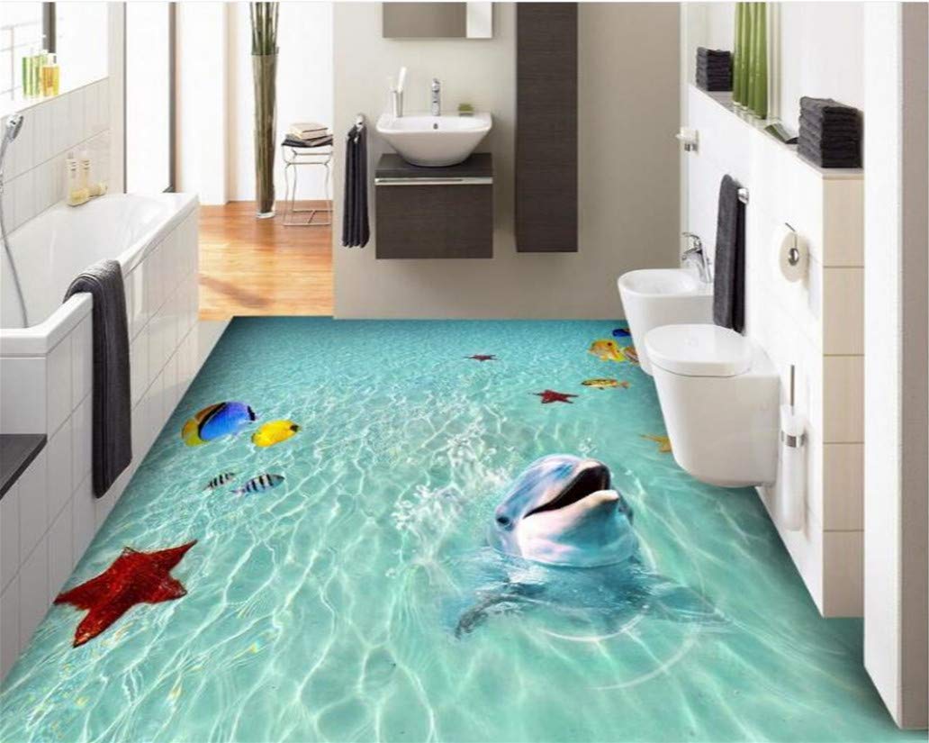 3d Bathroom Tiles Design - HD Wallpaper 