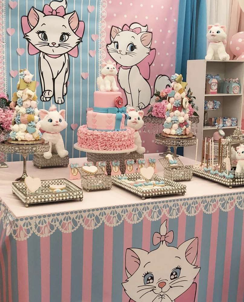 Marie Aristocats Party Ideas - HD Wallpaper 