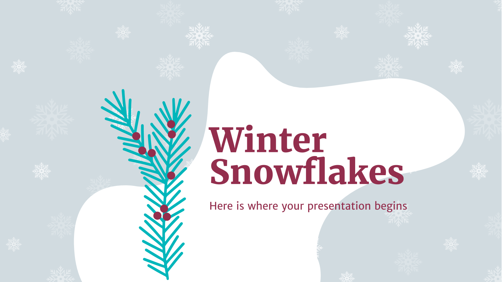 Winter Slides Template